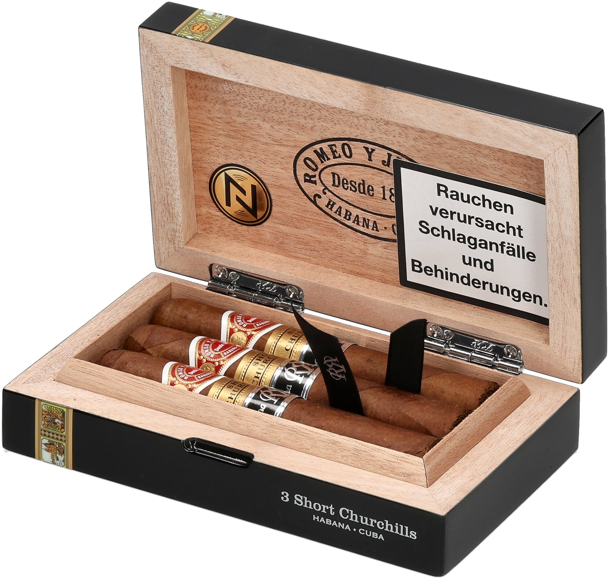 Short Churchills box open