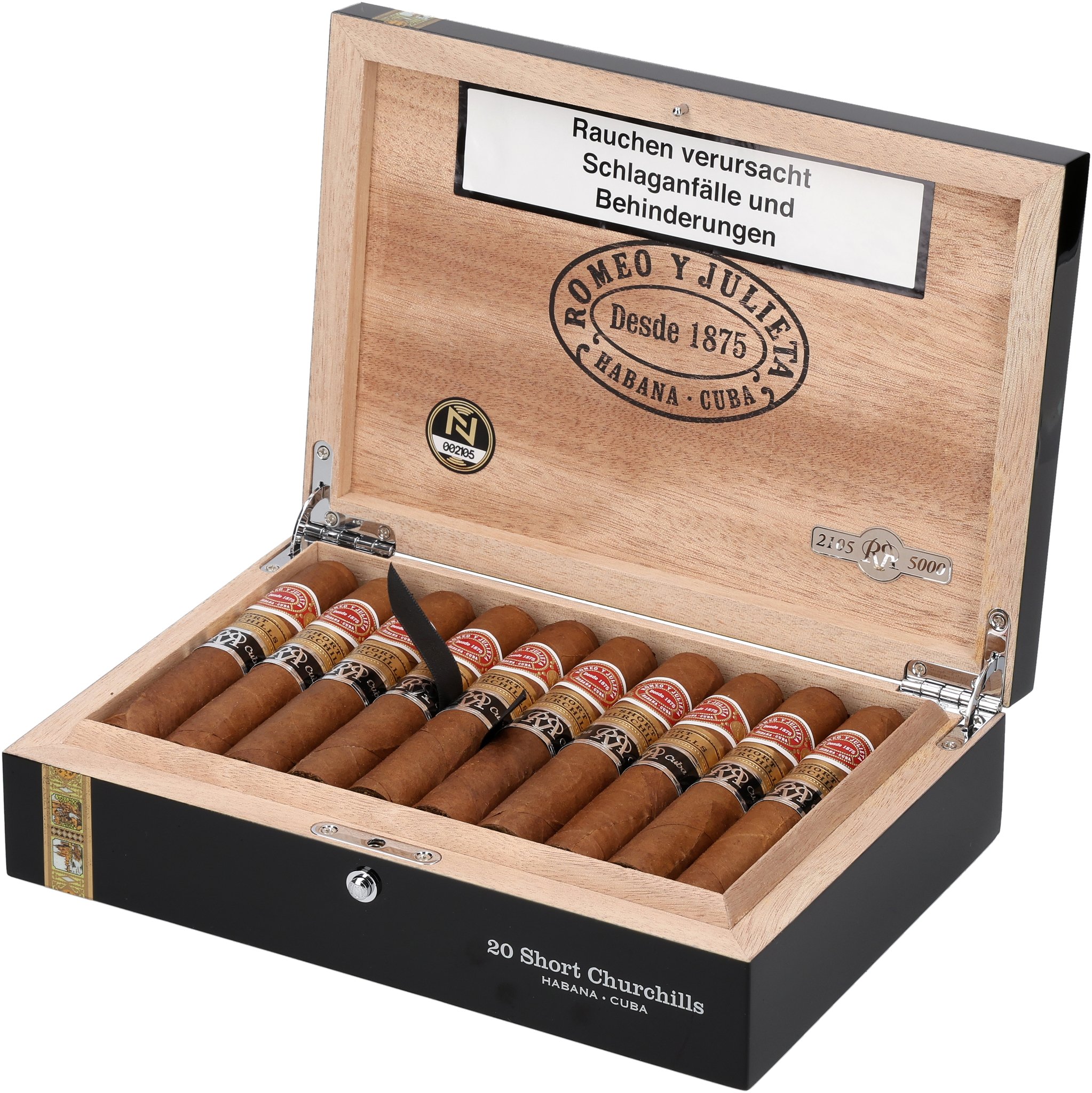 Short Churchill box open