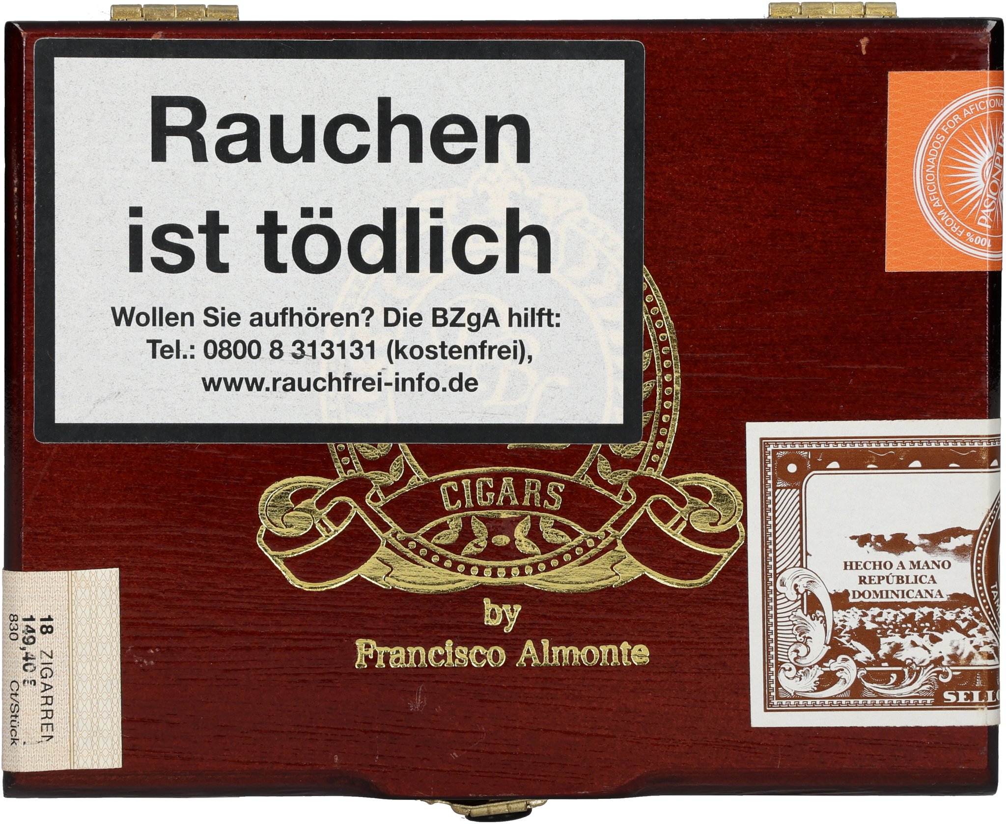 Petit Corona box front