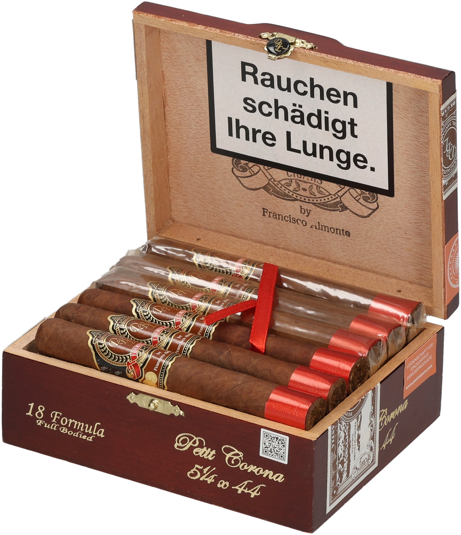 Petit Corona box open