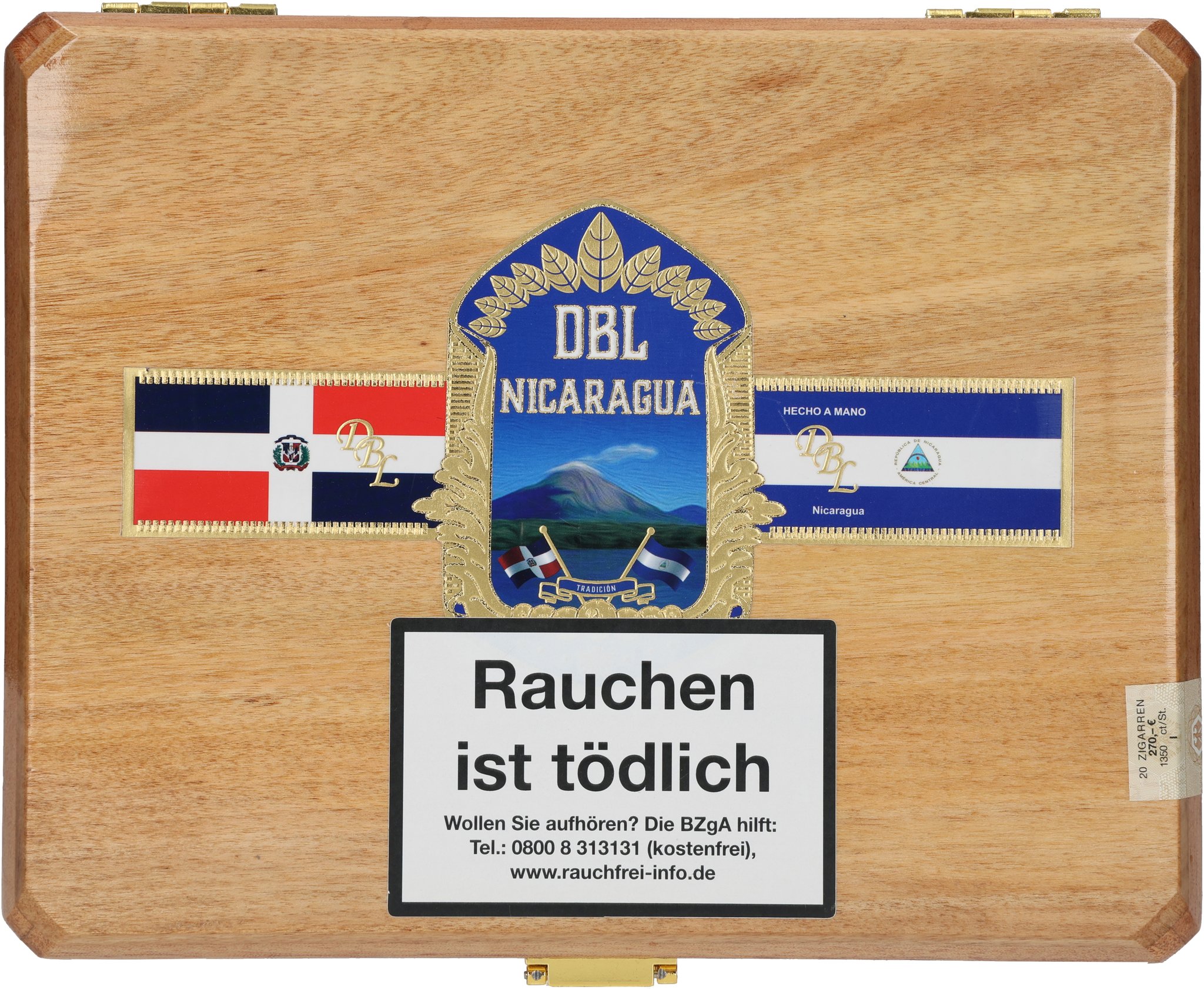 Nicaragua Toro box front