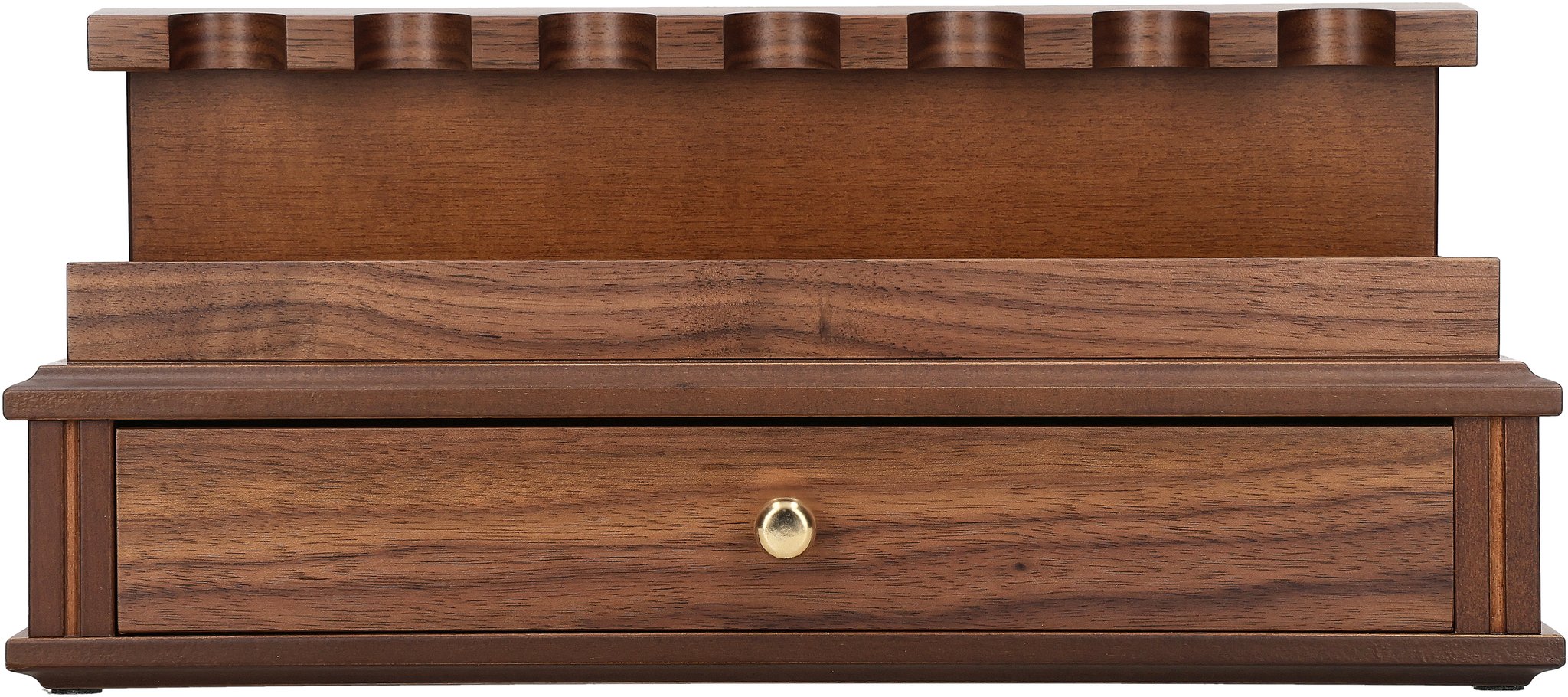 Lubinski Pfeifenschränke Pfeifenhalter (7er) aus Nussbaum (C107CN)_0