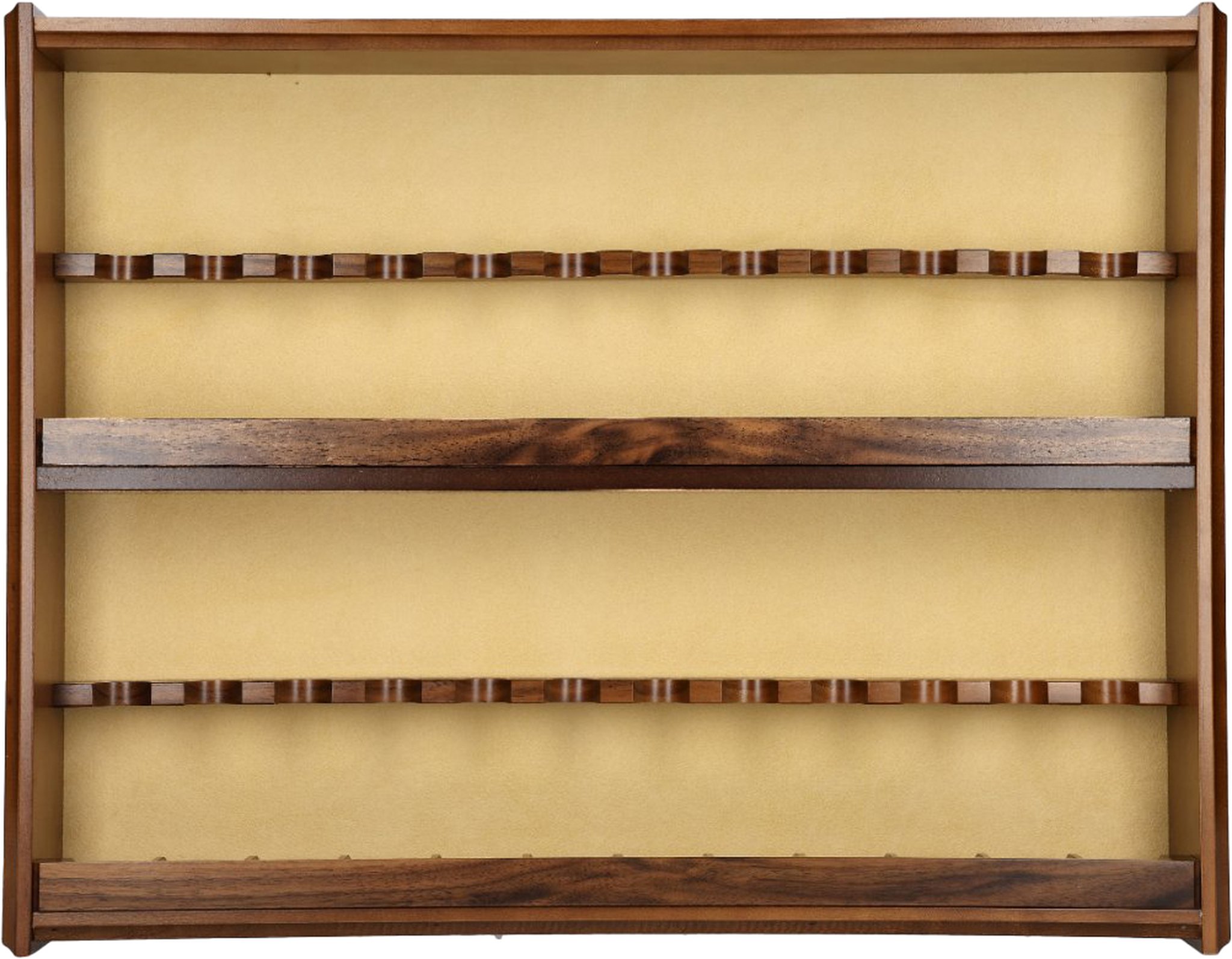 Lubinski Pfeifenschränke Pfeifenhalter (24er) aus Nussbaum (C4024)