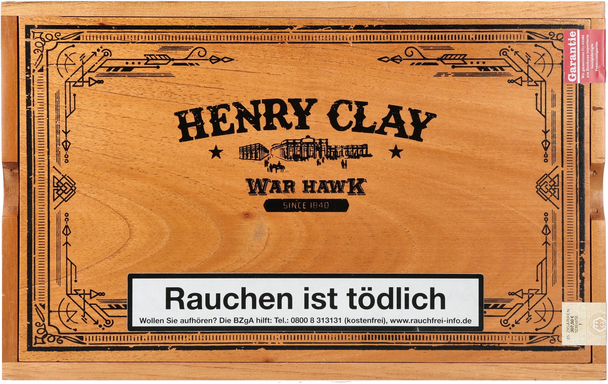 Henry Clay War Hawk Churchill_Kiste Frontal