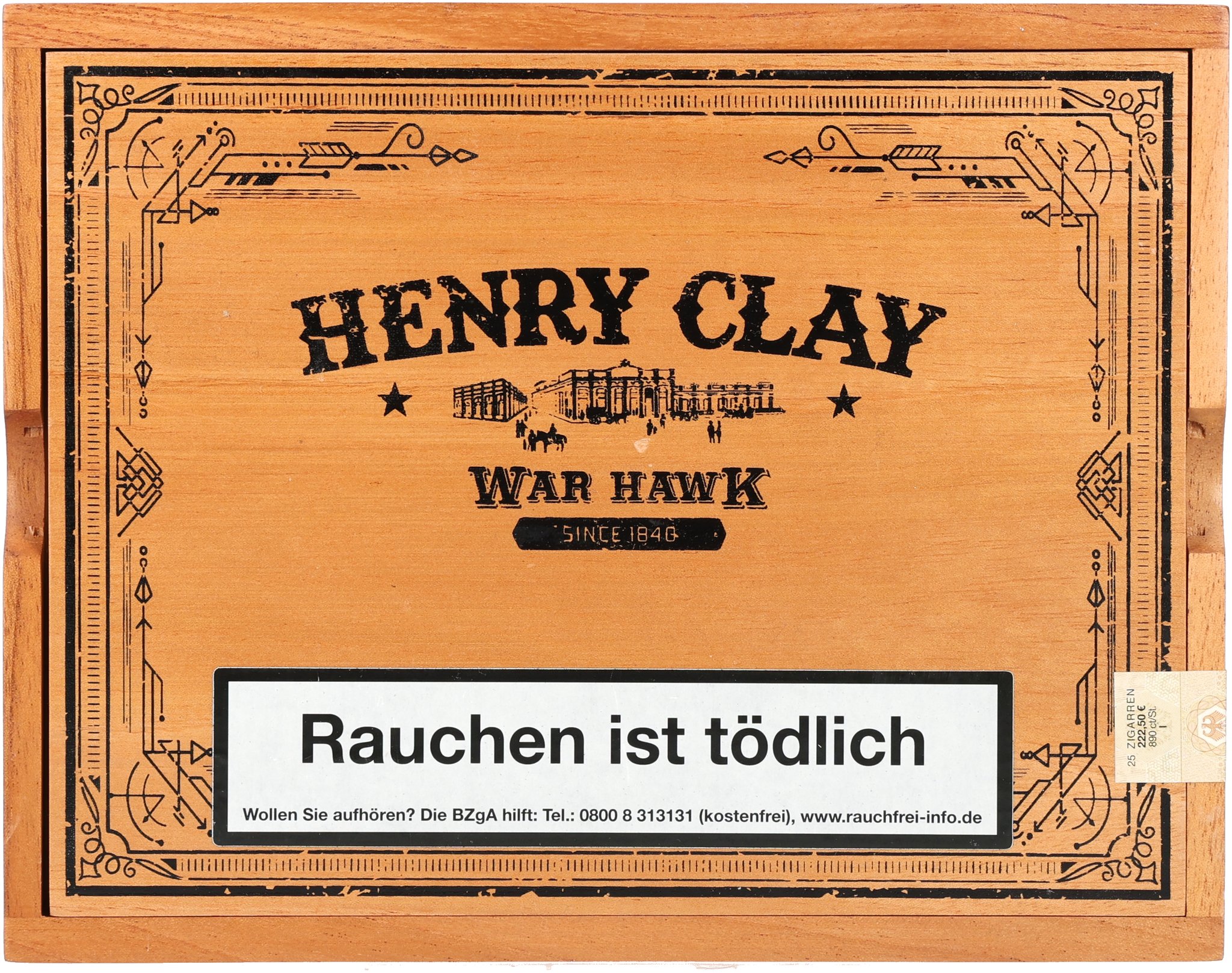 Henry Clay War Hawk Lonsdale_Kiste Frontal