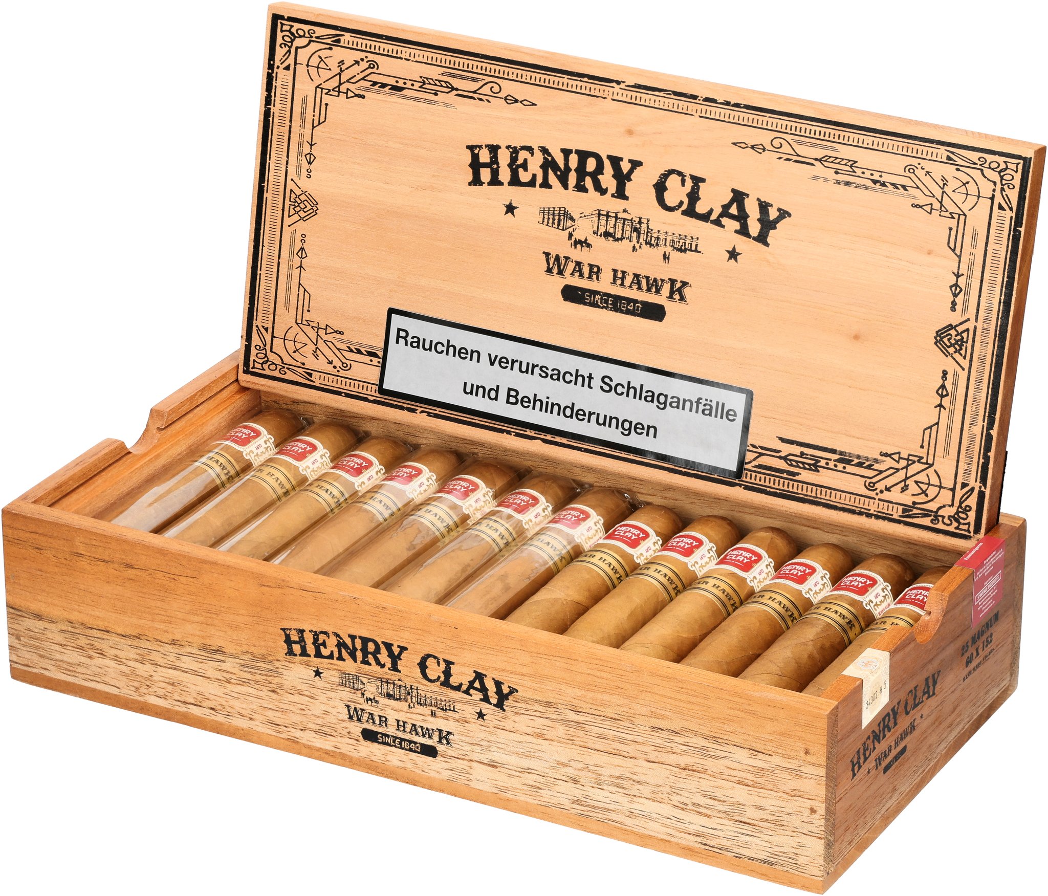 Henry Clay War Hawk Magnum_Kiste Offen