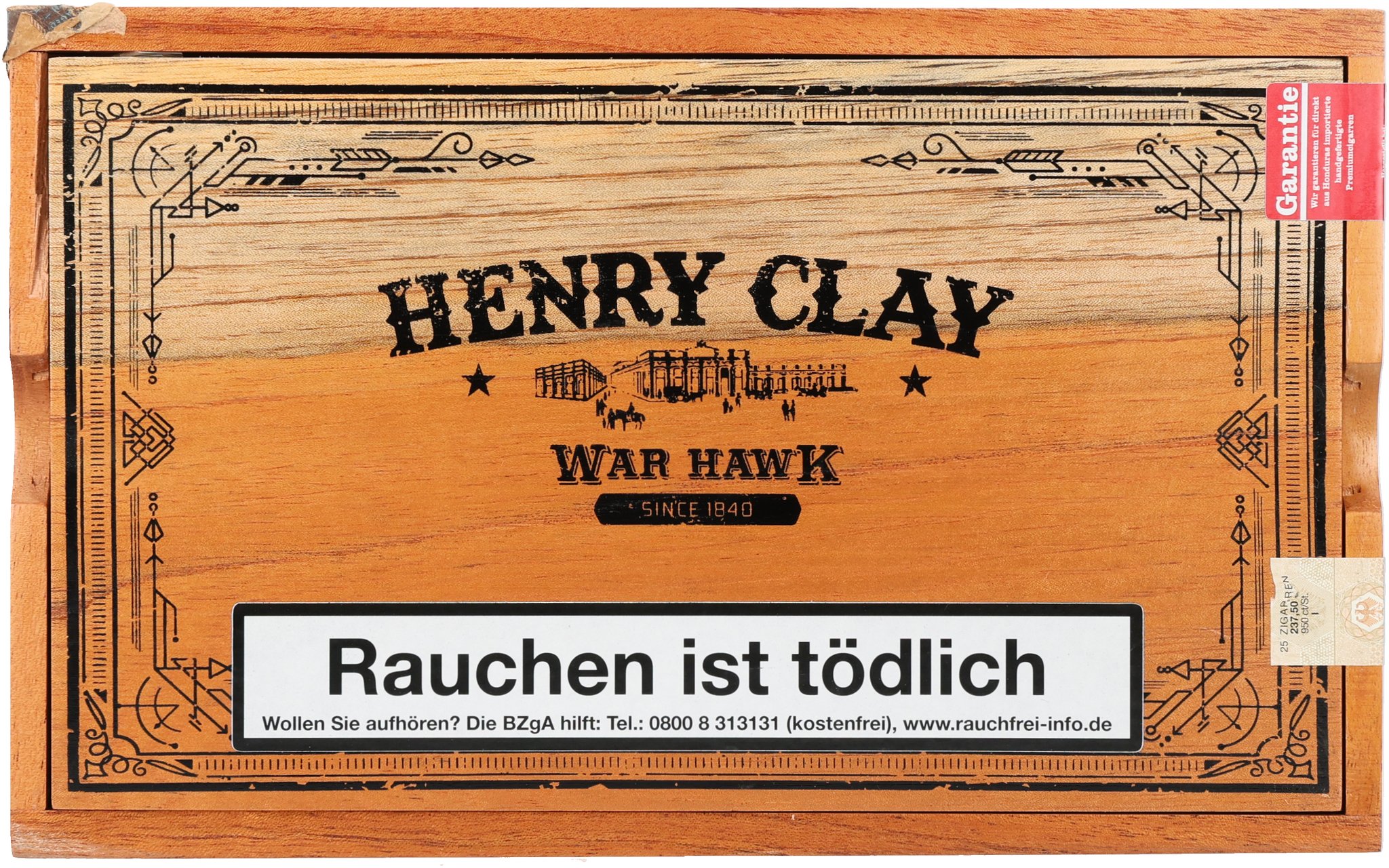 Henry Clay War Hawk Toro_Kiste Frontal