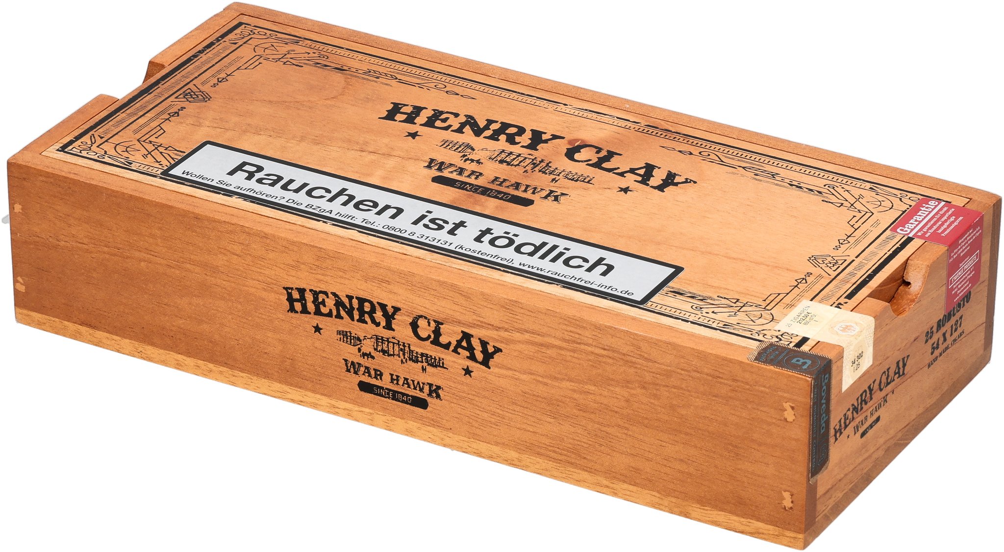 Henry Clay War Hawk Robusto_Kiste