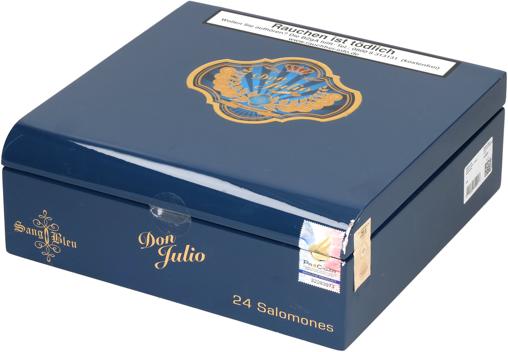 Sang Bleu Salomones box