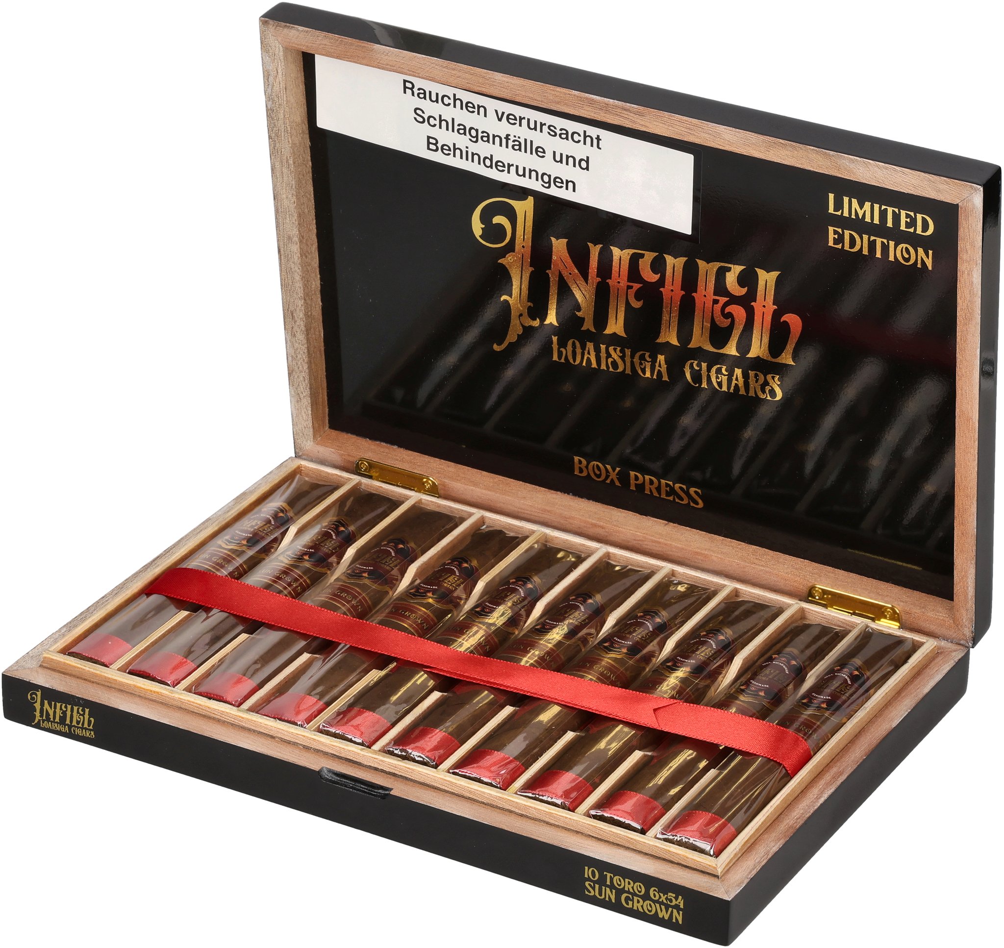 Infiel Sun Grown Toro LE box open