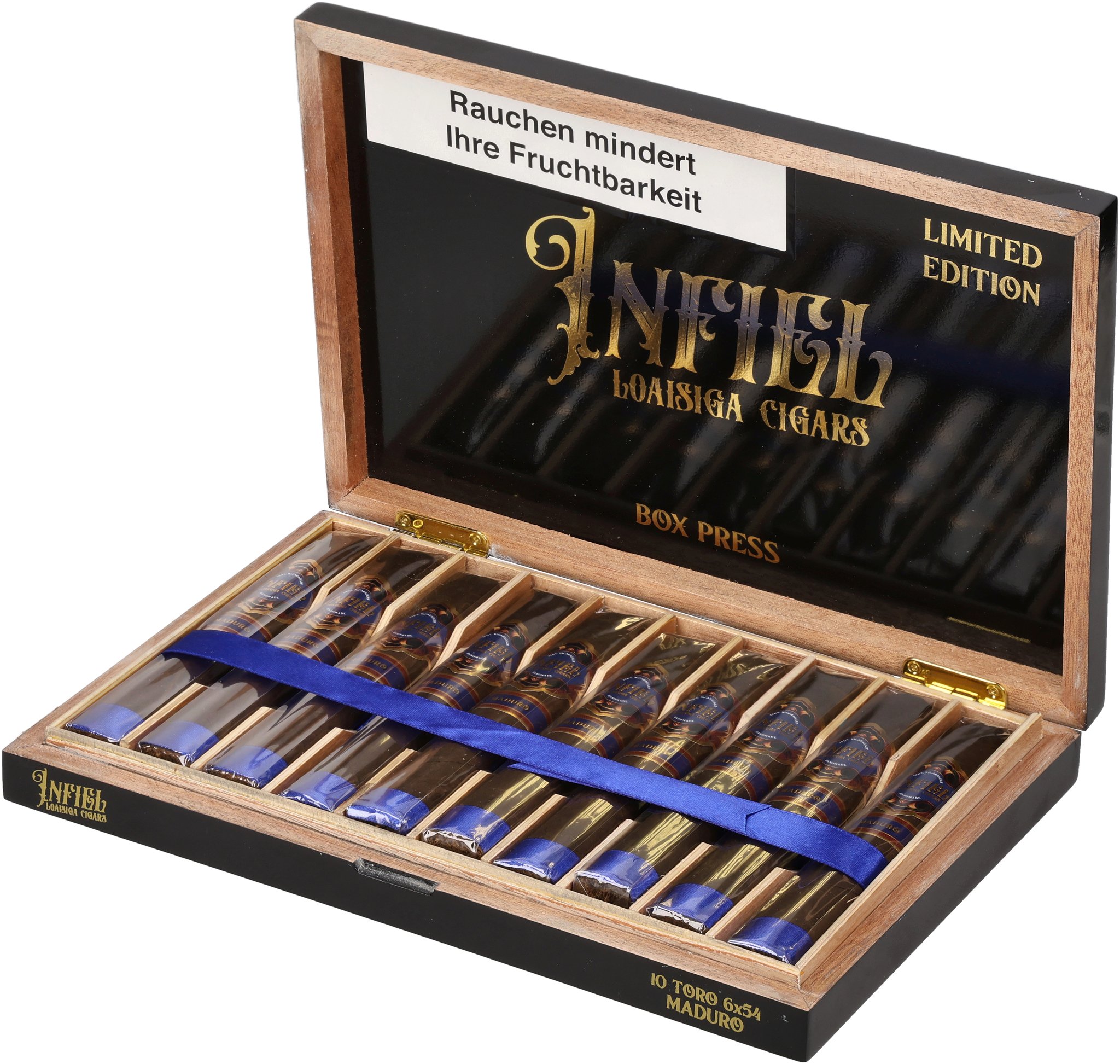 Loaisiga Infiel Maduro Toro Limited Edition box open