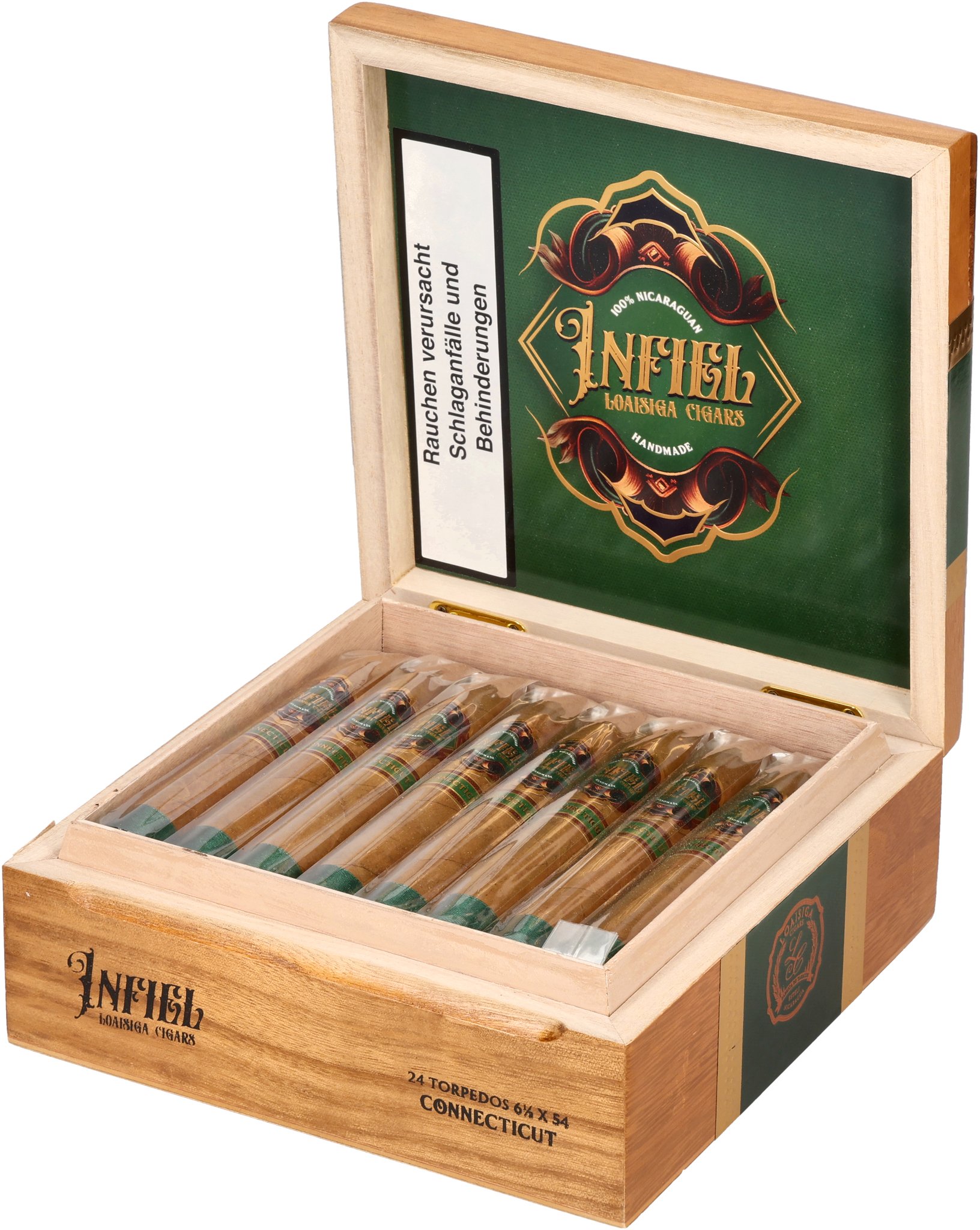 Infiel Connecticut Torpedo box open