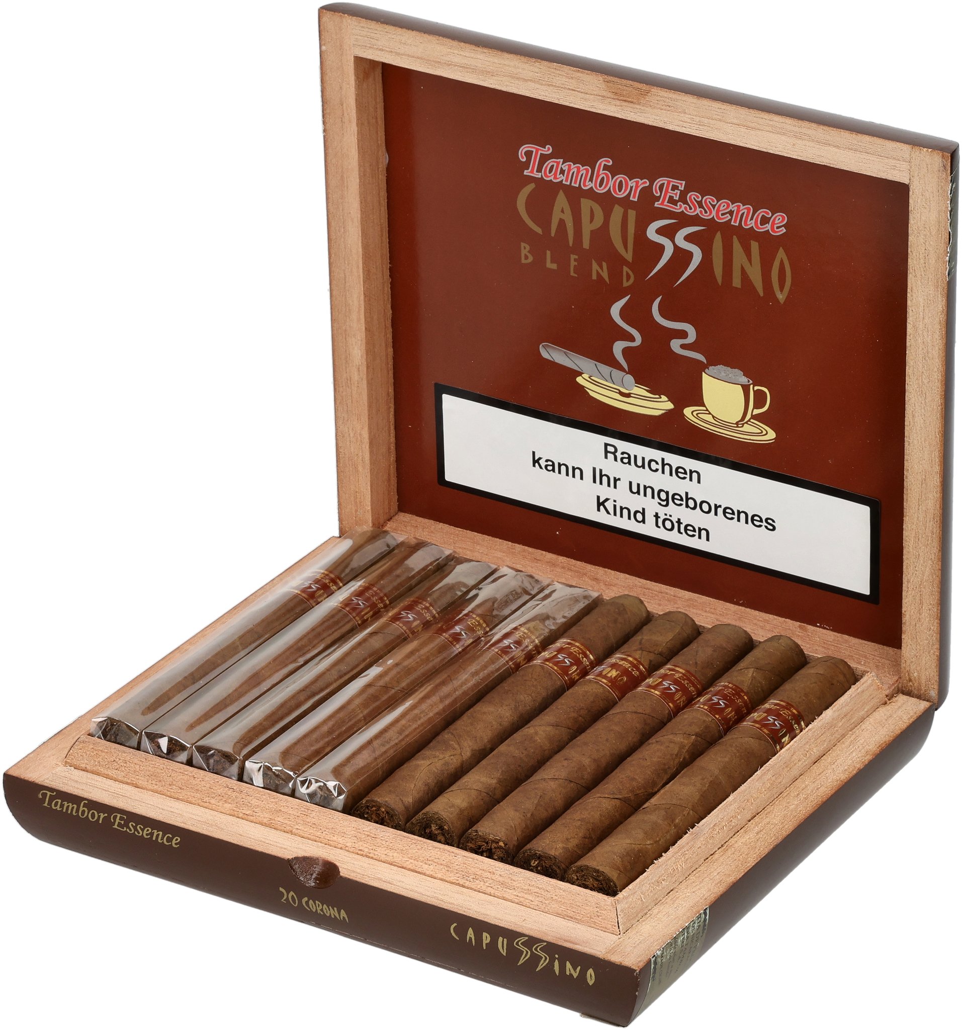 Capussino Corona box open