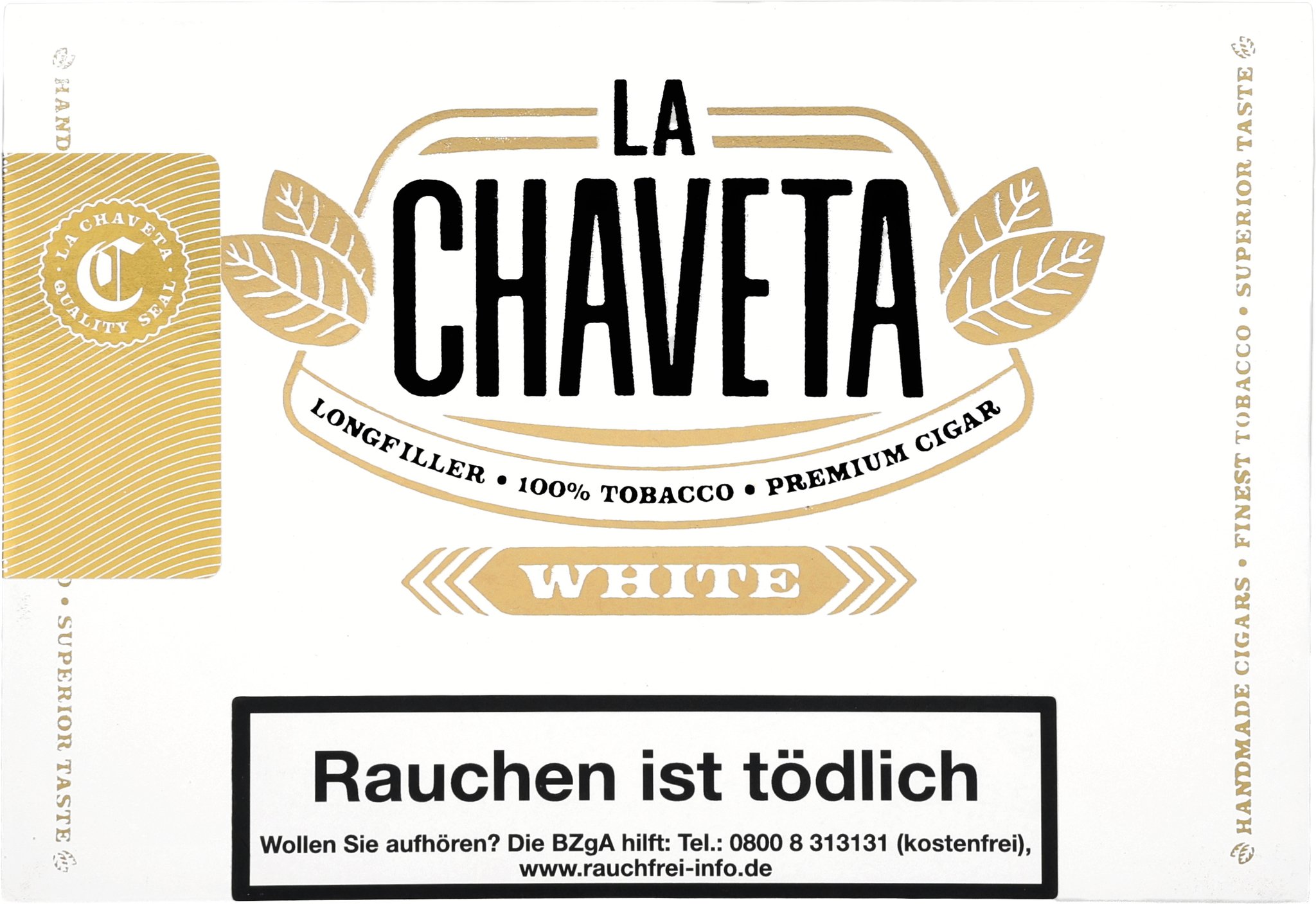 La Chaveta White Robusto_Kiste Frontal