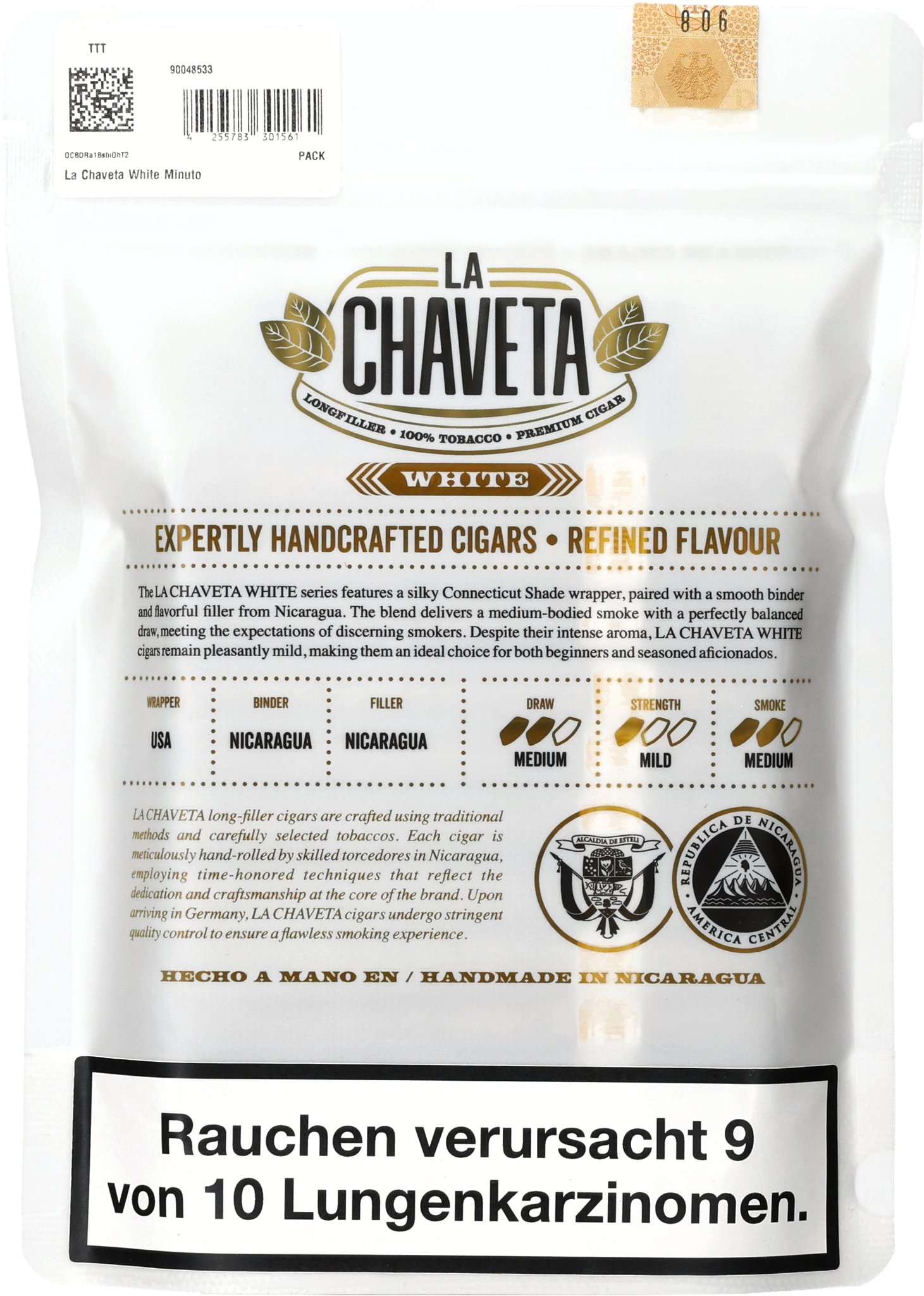 La Chaveta White Minuto_Back Freshpack