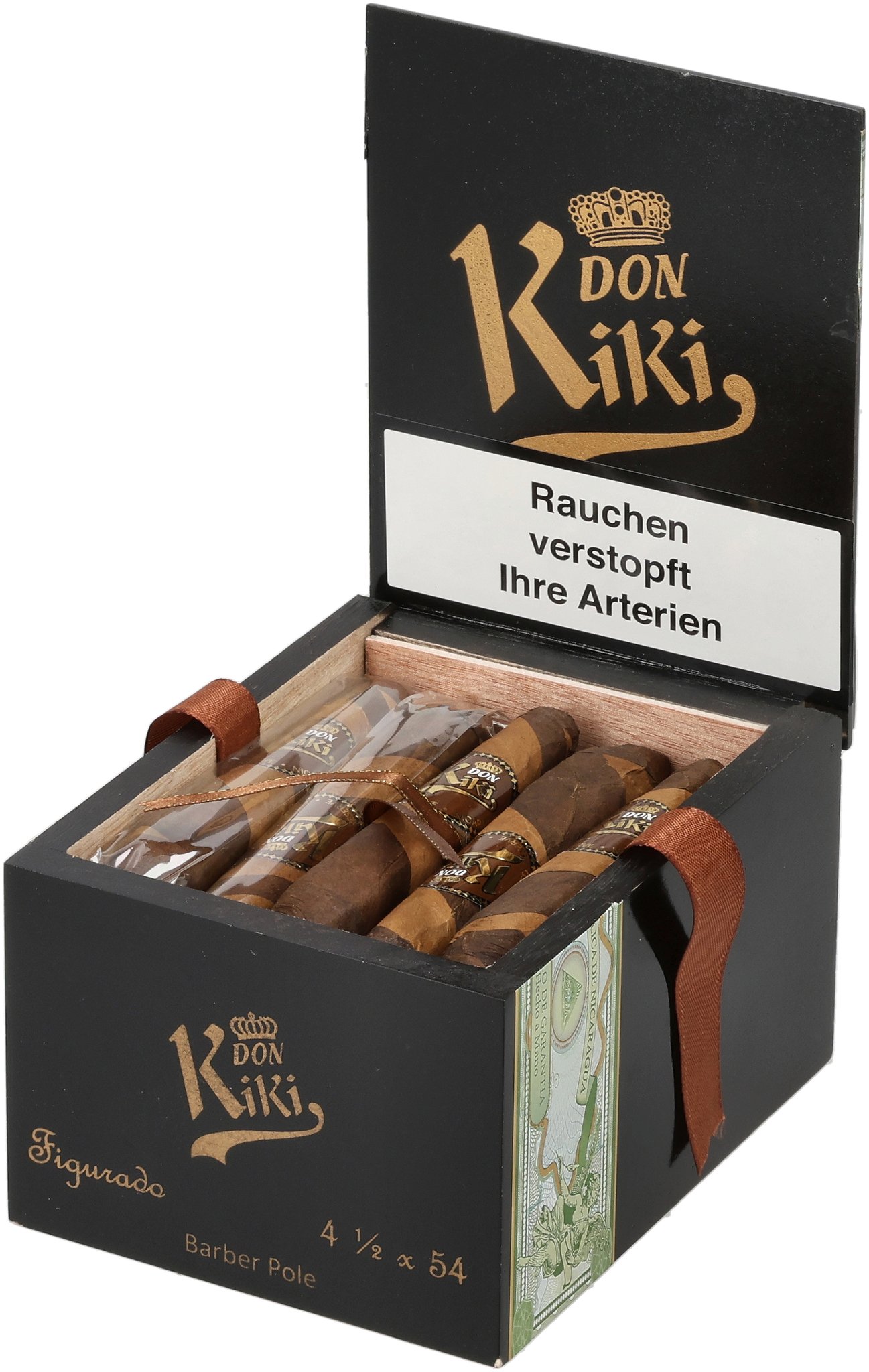 Don Kiki Figurado Barber Pole box open