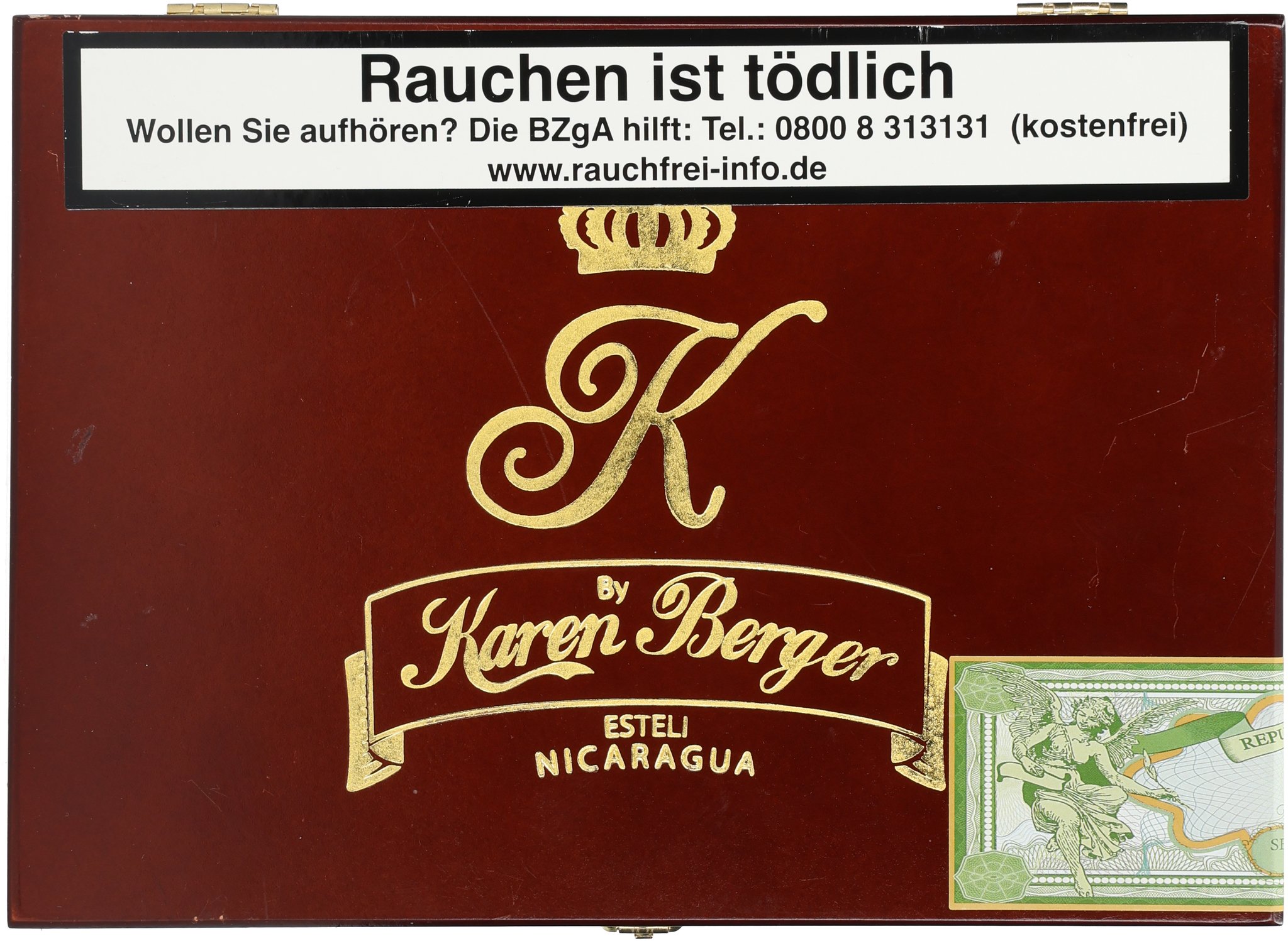 Berger Maduro Robusto box front