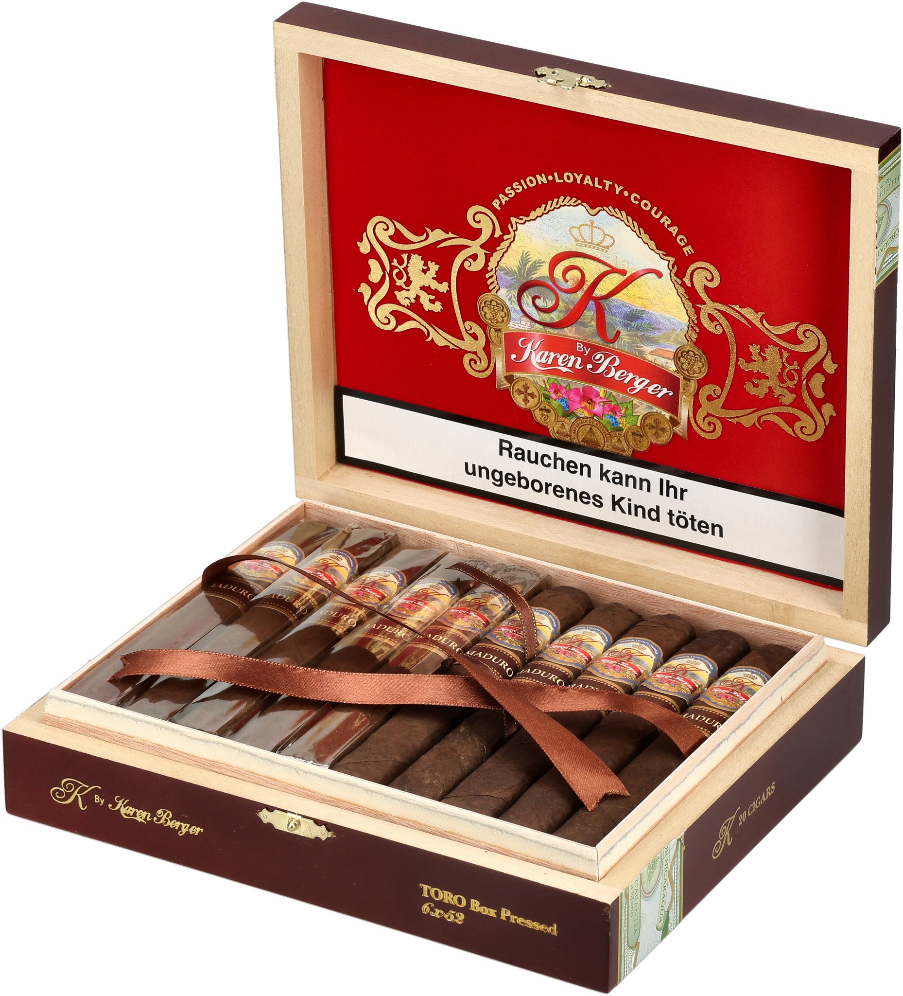 Berger Maduro Toro box open