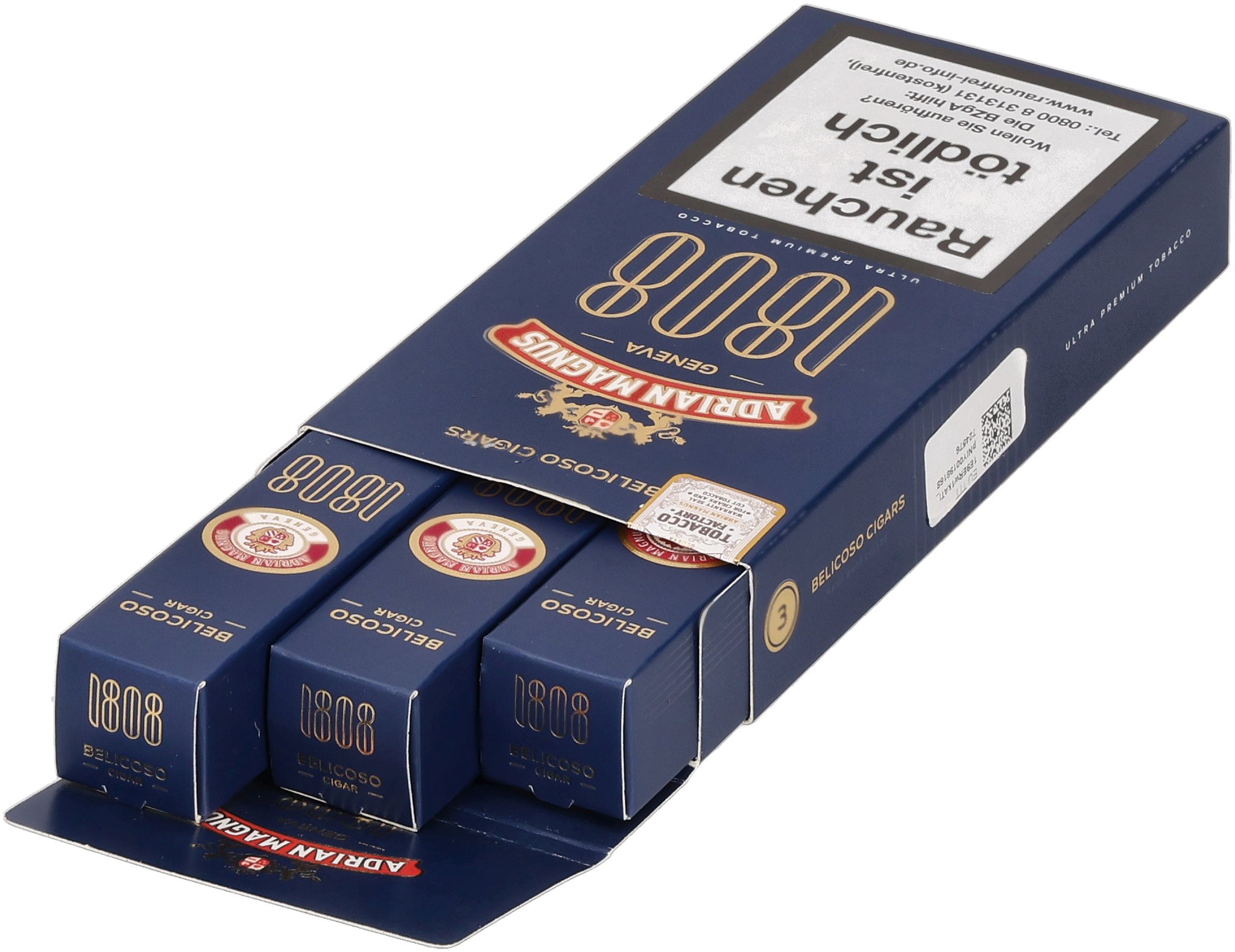 1808 Belicoso box open