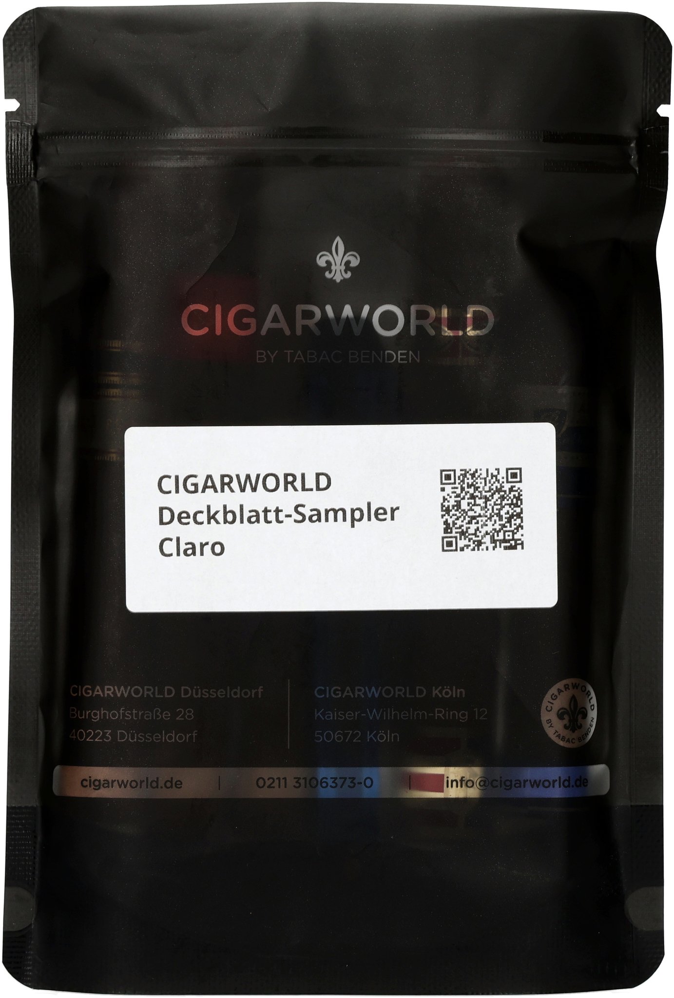 Deckblatt-Sampler Claro_Beutel