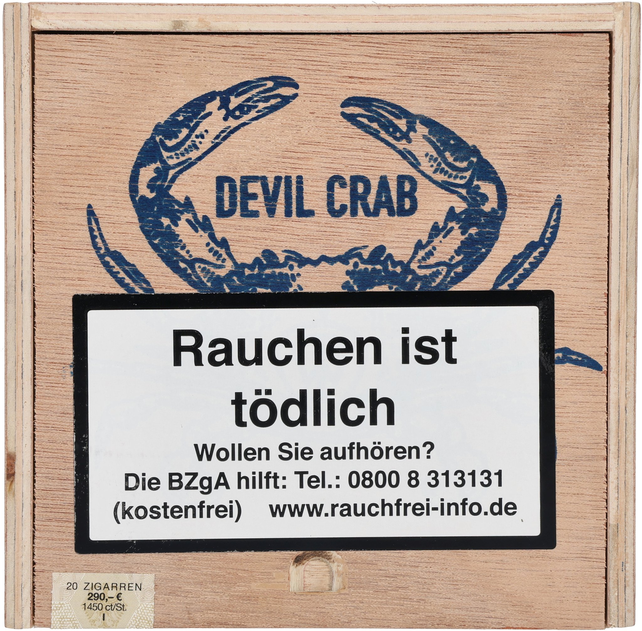 Limited Edition Devil Crab box front