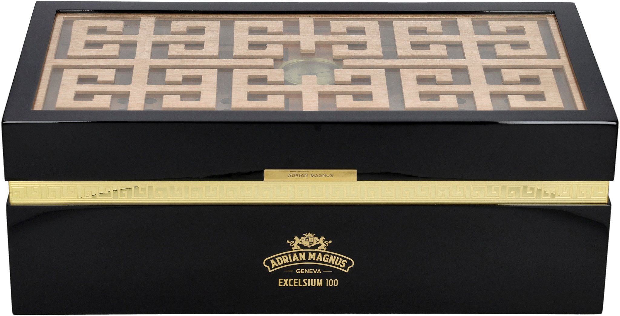 Adrian Magnus Humidor Excelsium Black/Black (für ca. 100 Zigarren)_Humidor