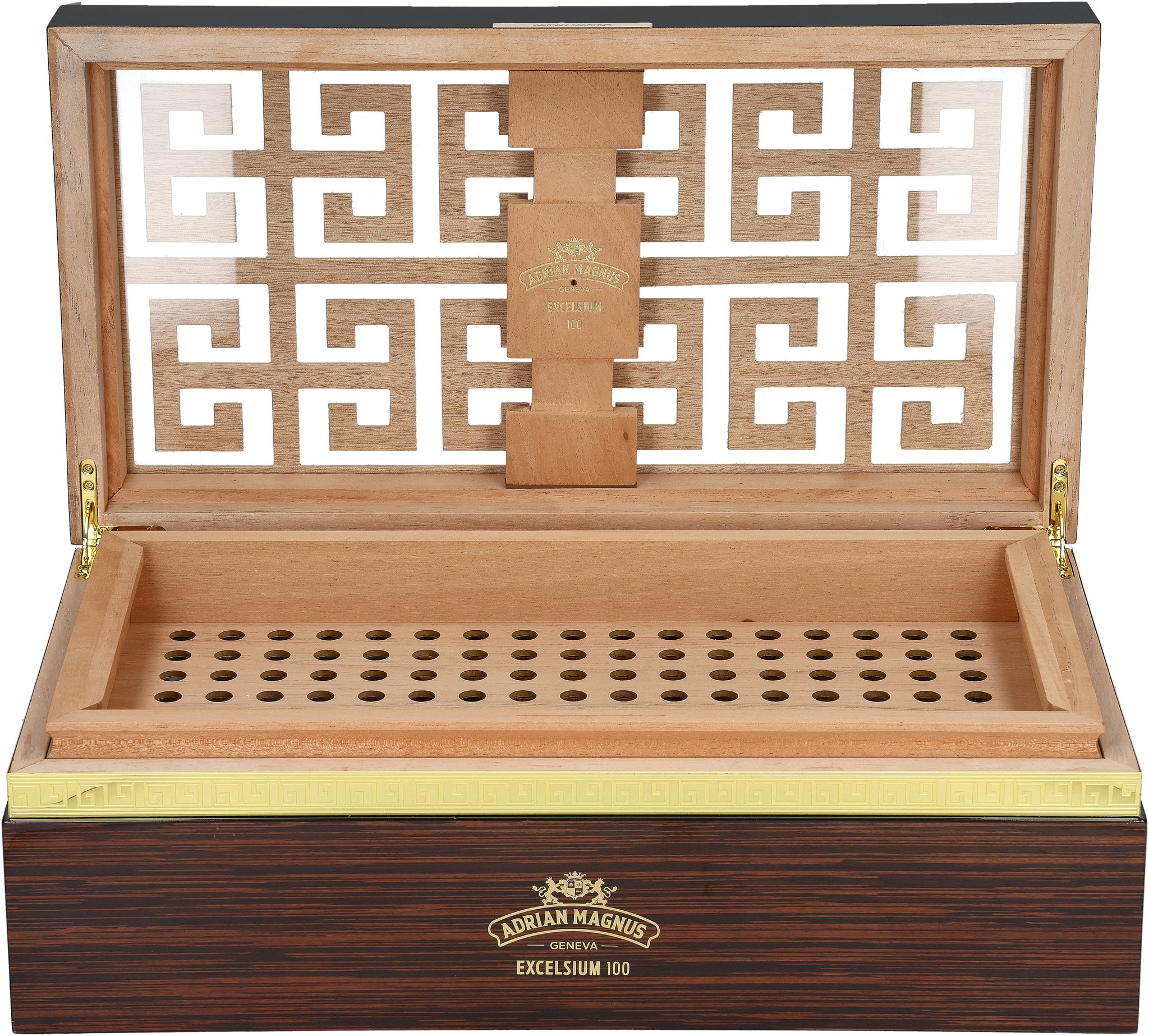 Adrian Magnus Humidor Excelsium Wood/Black (für ca. 100 Zigarren)_Humidor