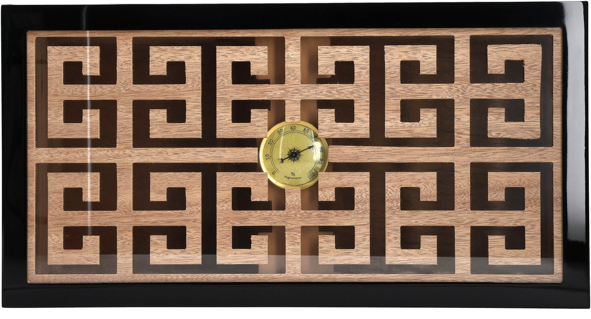 Adrian Magnus Humidor Excelsium Wood/Black (für ca. 100 Zigarren)_Humidor