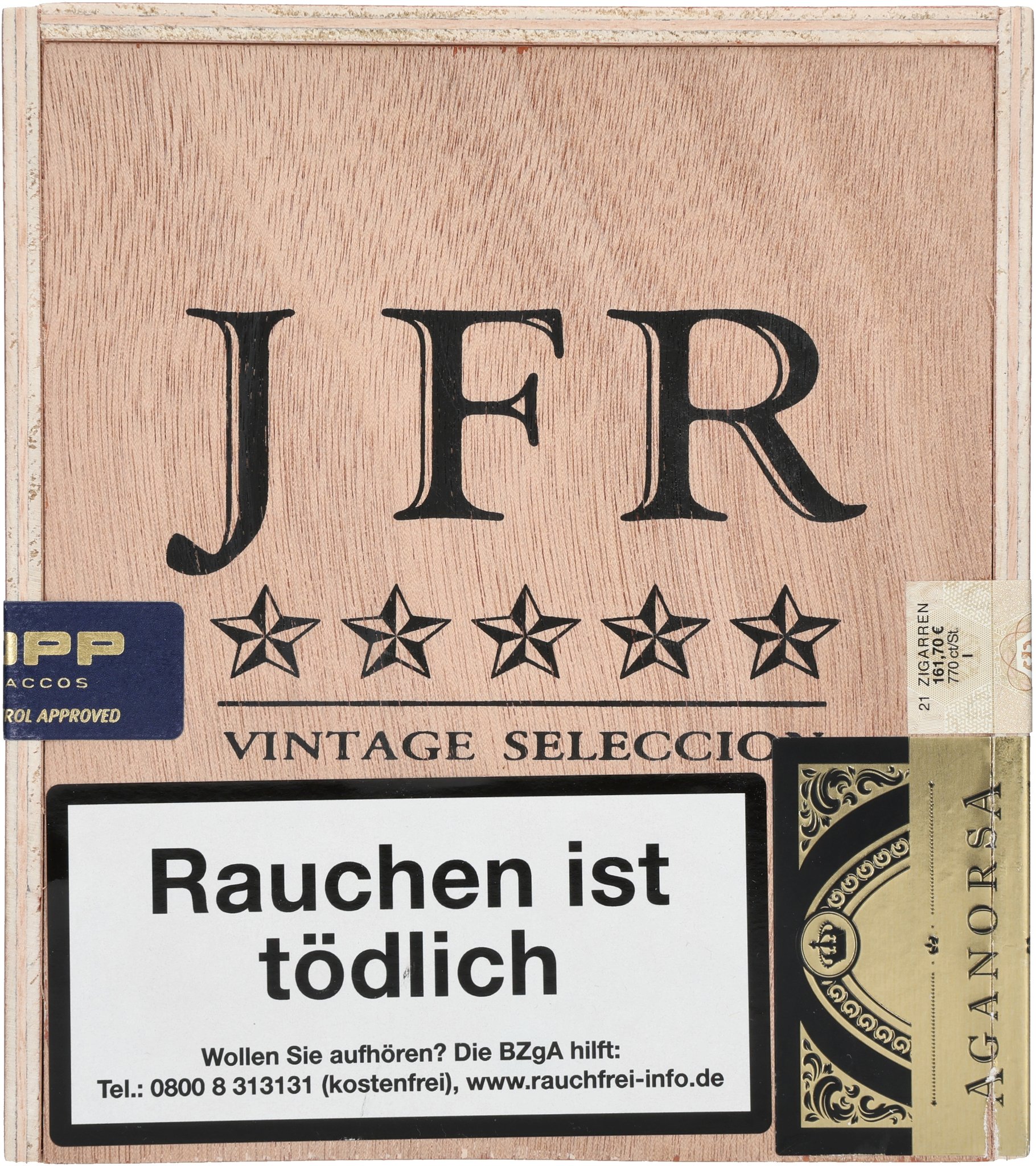 JFR Connecticut Robusto box front