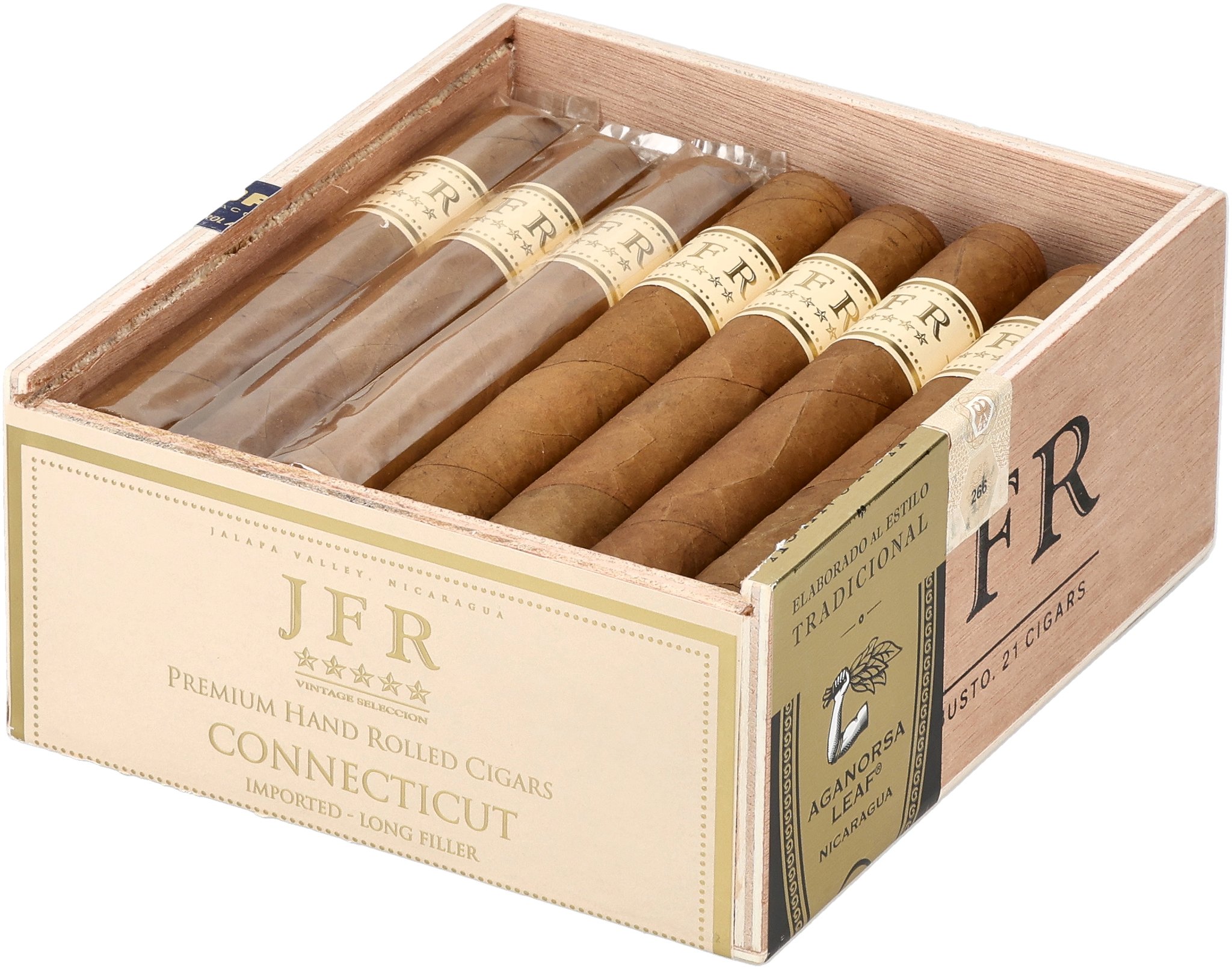 JFR Connecticut Robusto box open
