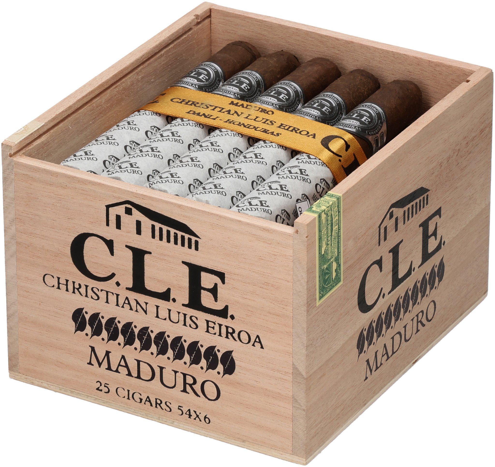 Maduro 54x6 Box open 2