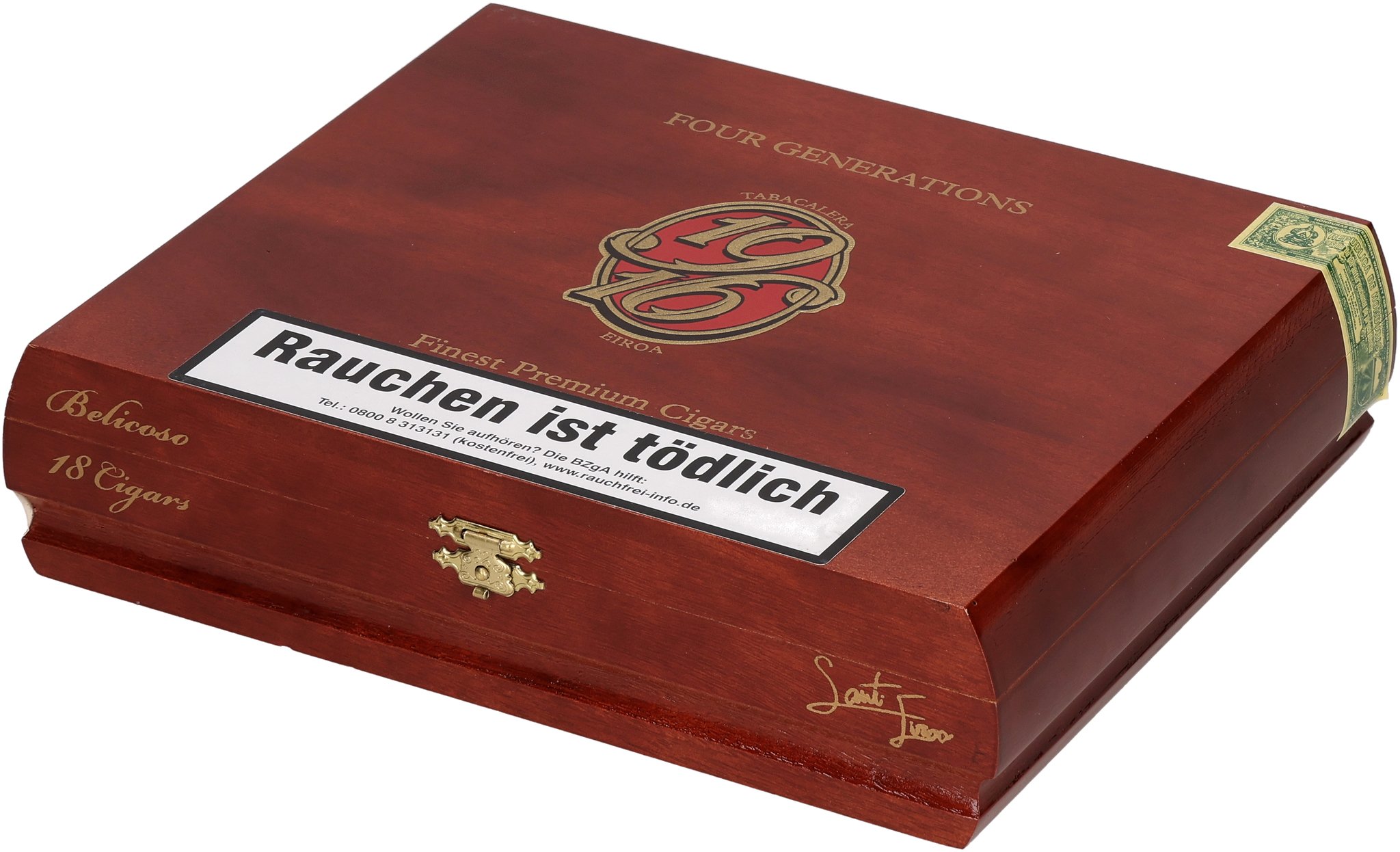1916 Tabacalera Eiroa Belicoso box
