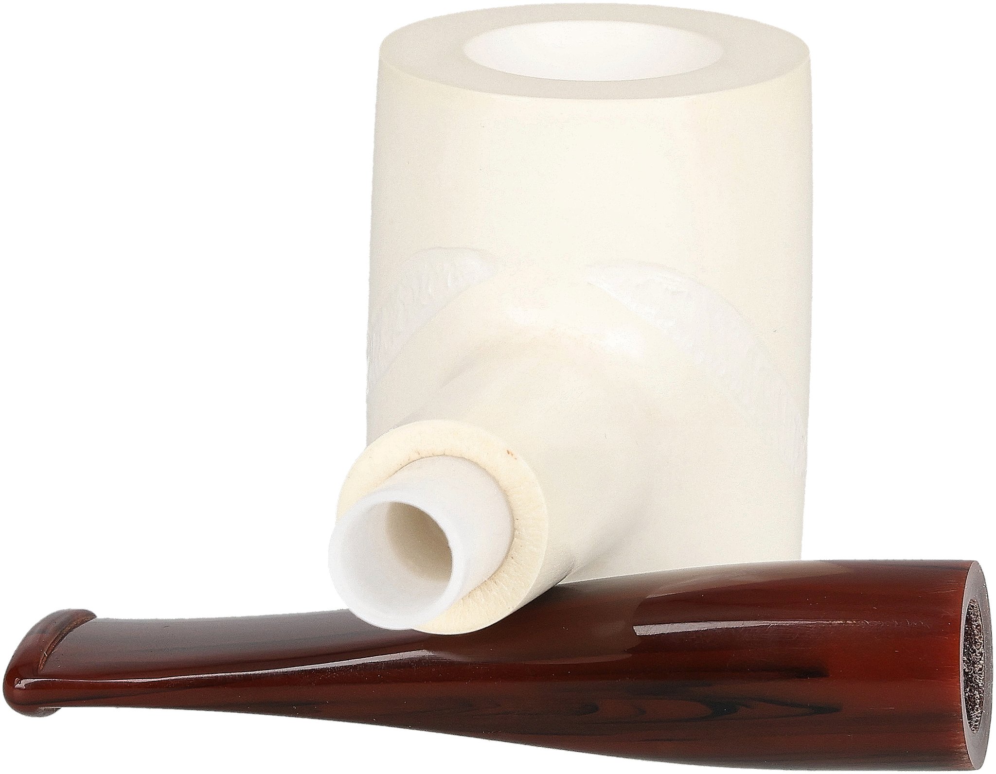White Pipes Meerschaum Poker_06