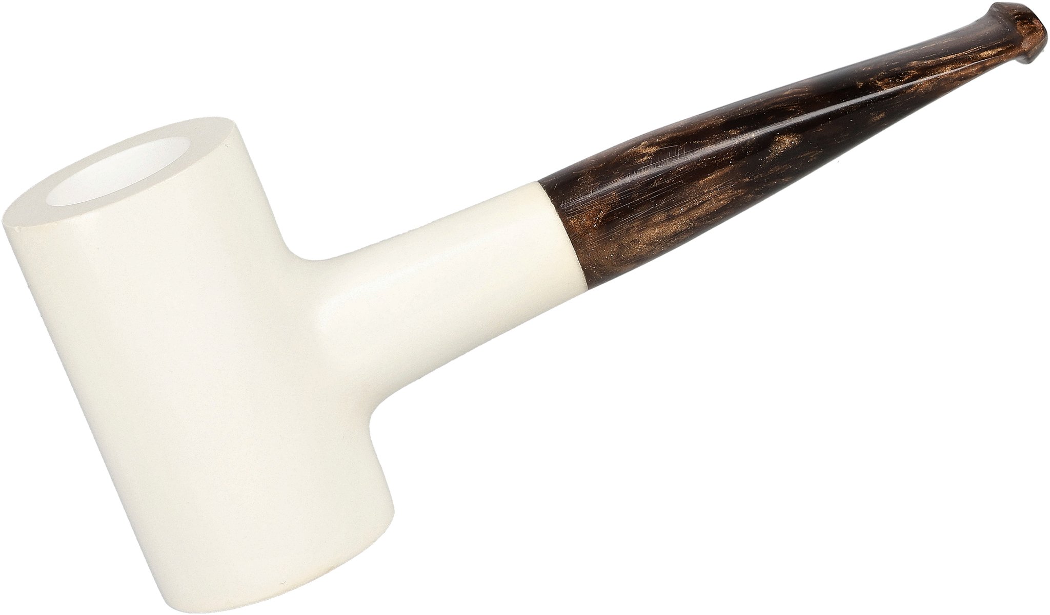 White Pipes Meerschaum Poker_01