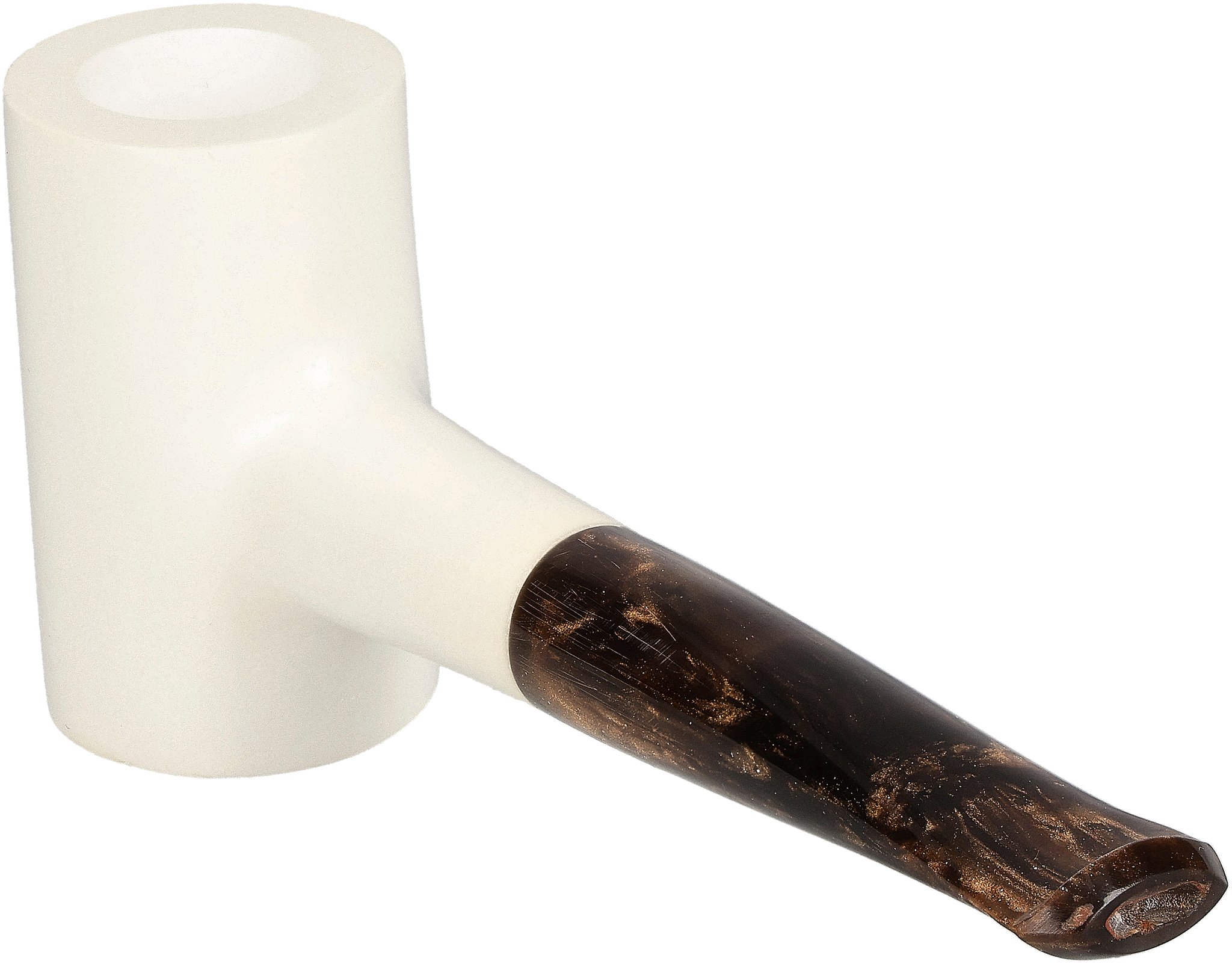White Pipes Meerschaum Poker_02