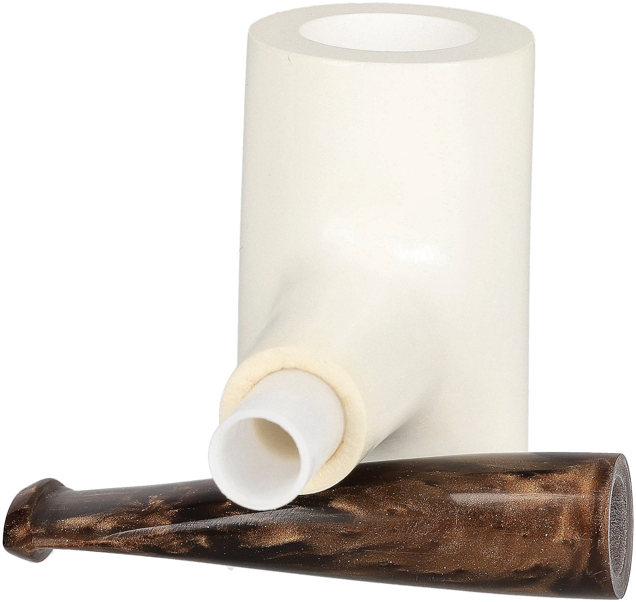 White Pipes Meerschaum Poker_06