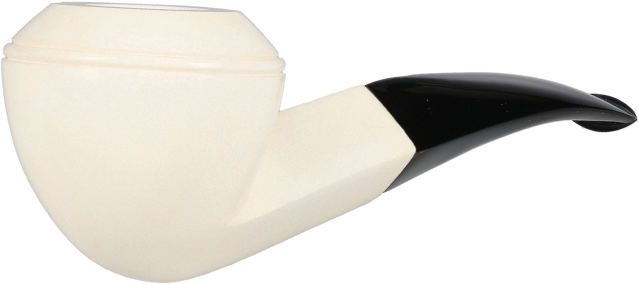 White Pipes Meerschaum Bent Bulldog_03