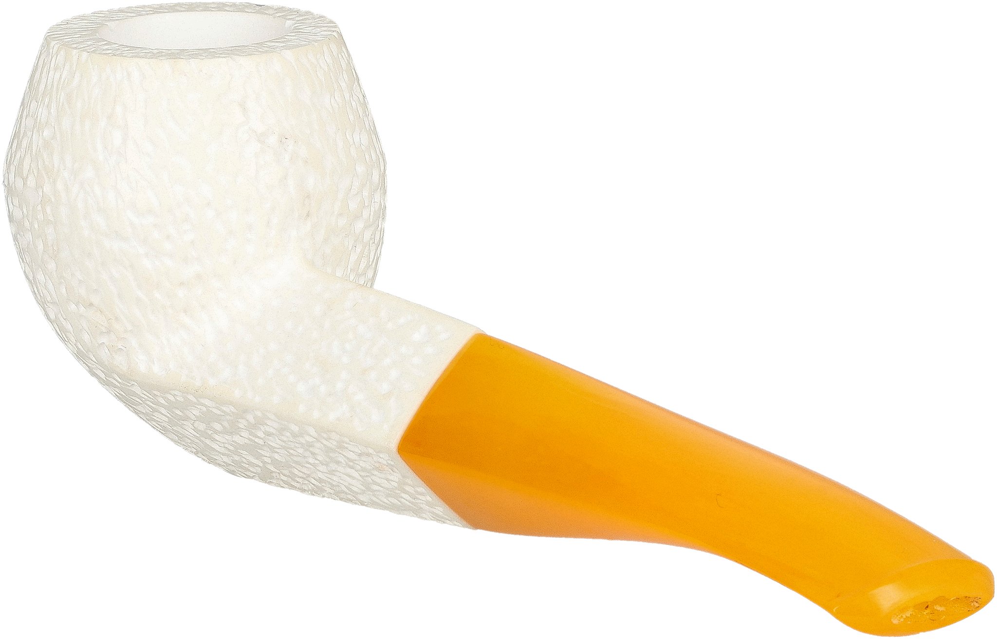 White Pipes Meerschaum Bent Bulldog_02