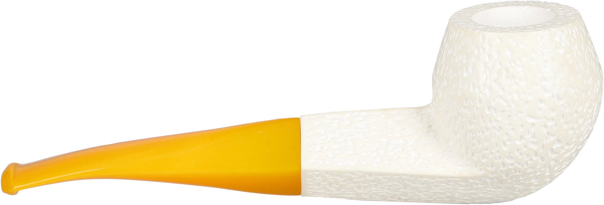 White Pipes Meerschaum Bent Bulldog_05