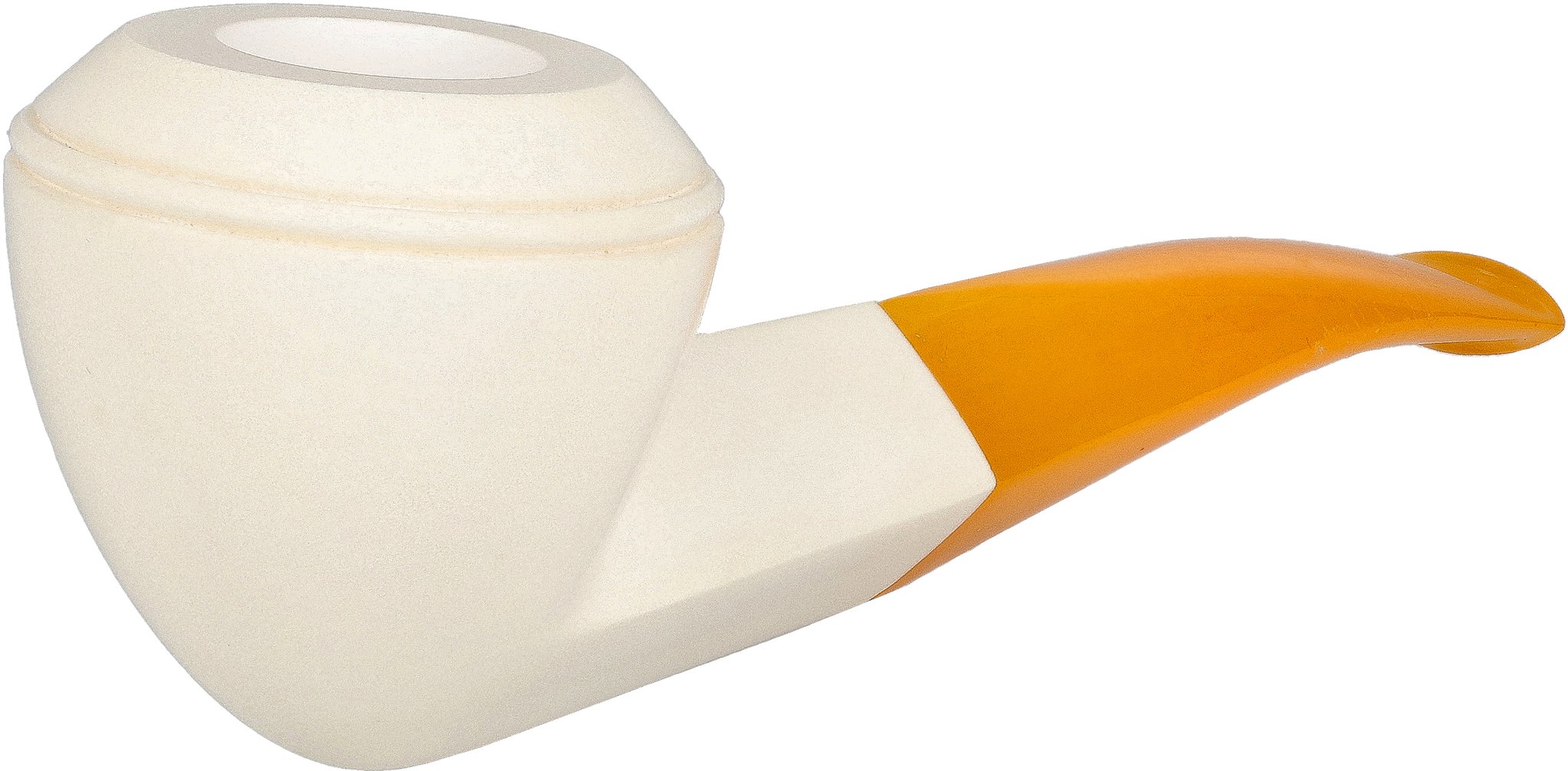 White Pipes Meerschaum Bent Rhodesian_03