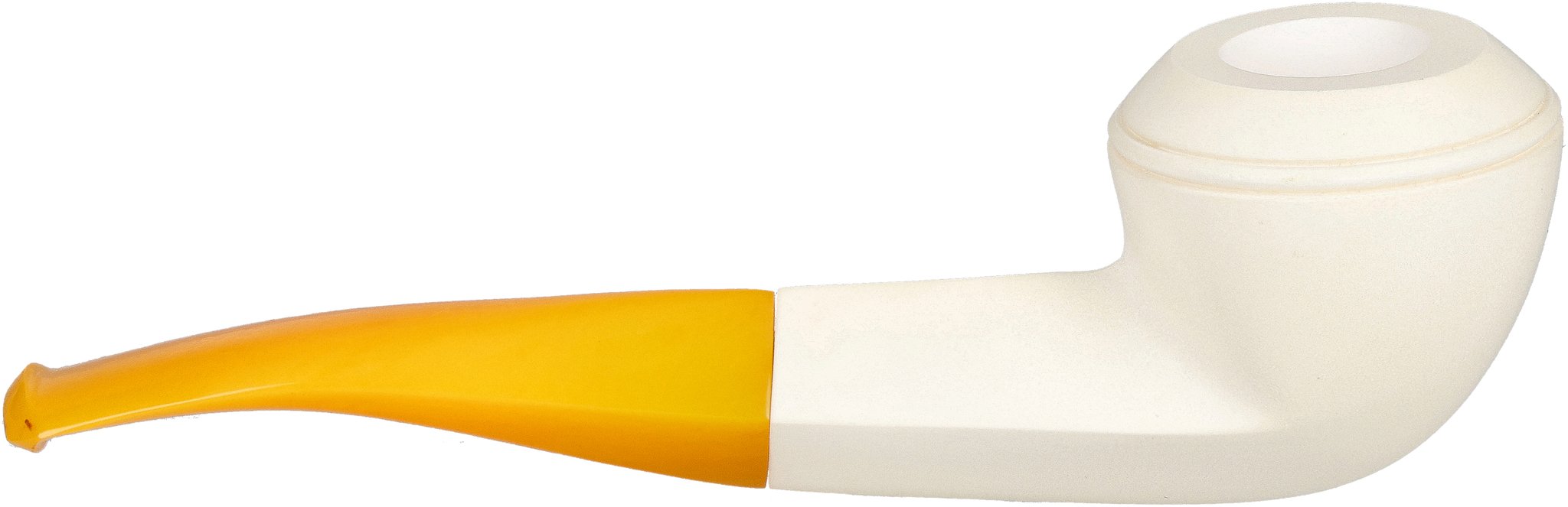 White Pipes Meerschaum Bent Rhodesian_05