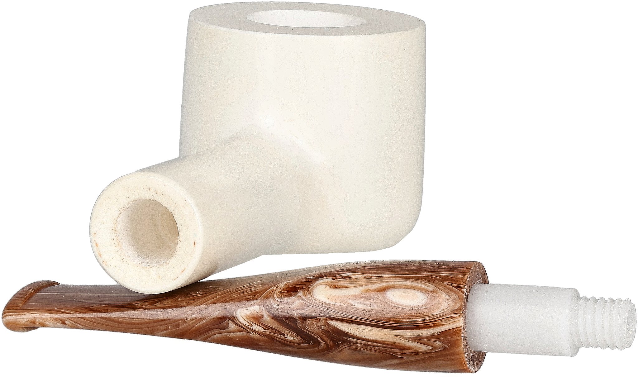White Pipes Meerschaum Pot_06