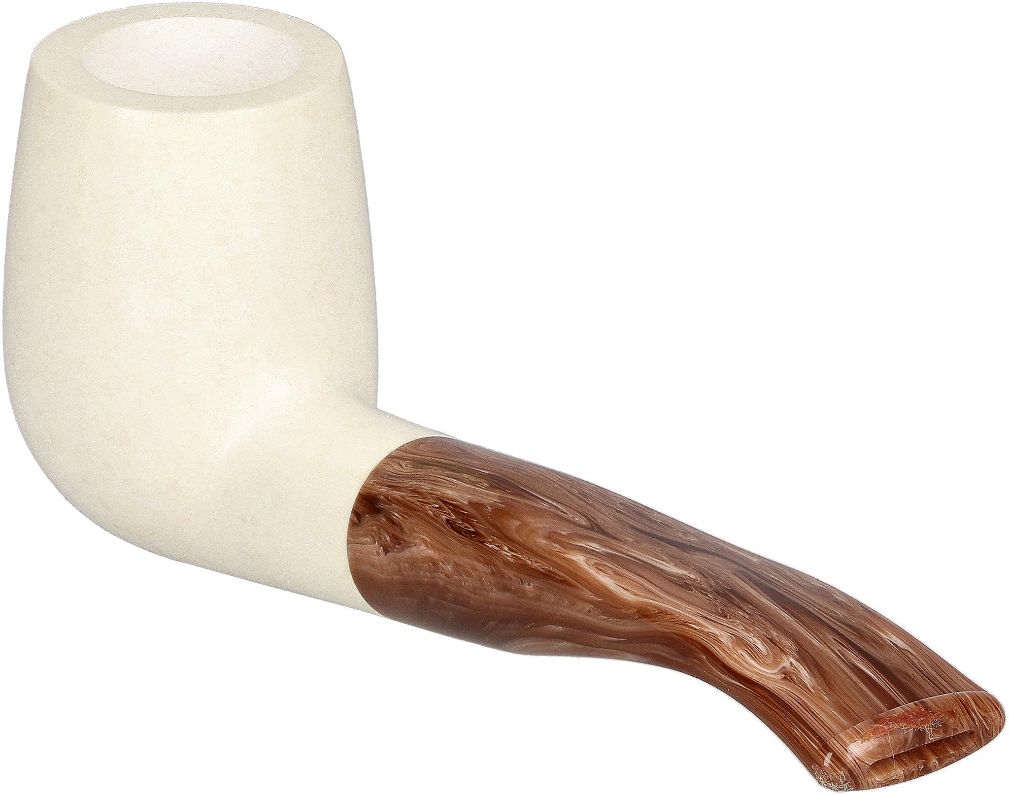 White Pipes Meerschaum Billiard_02