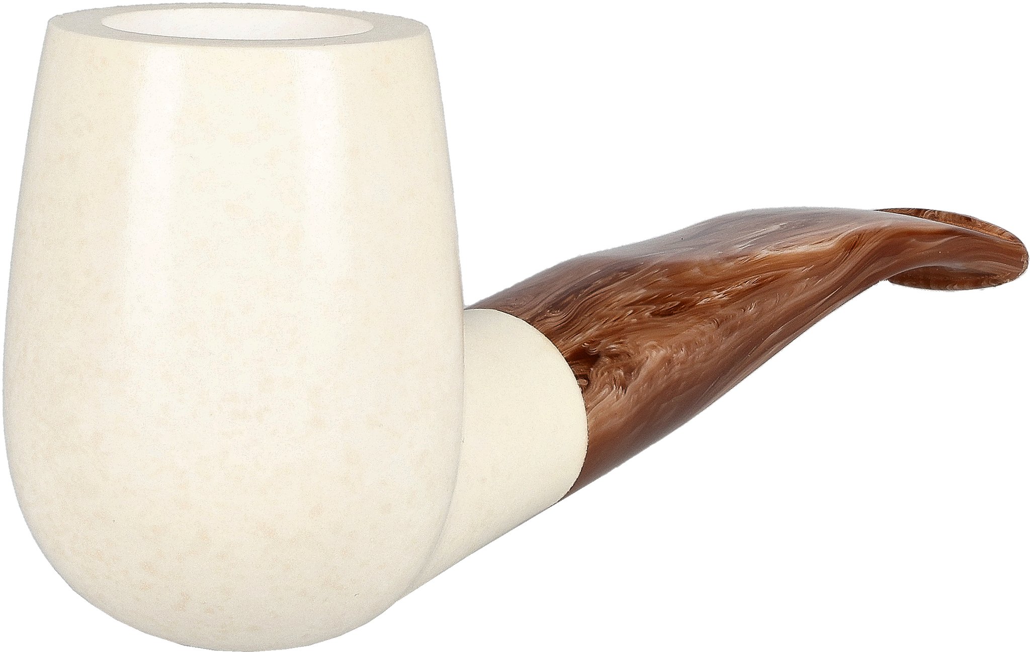 White Pipes Meerschaum Billiard_03
