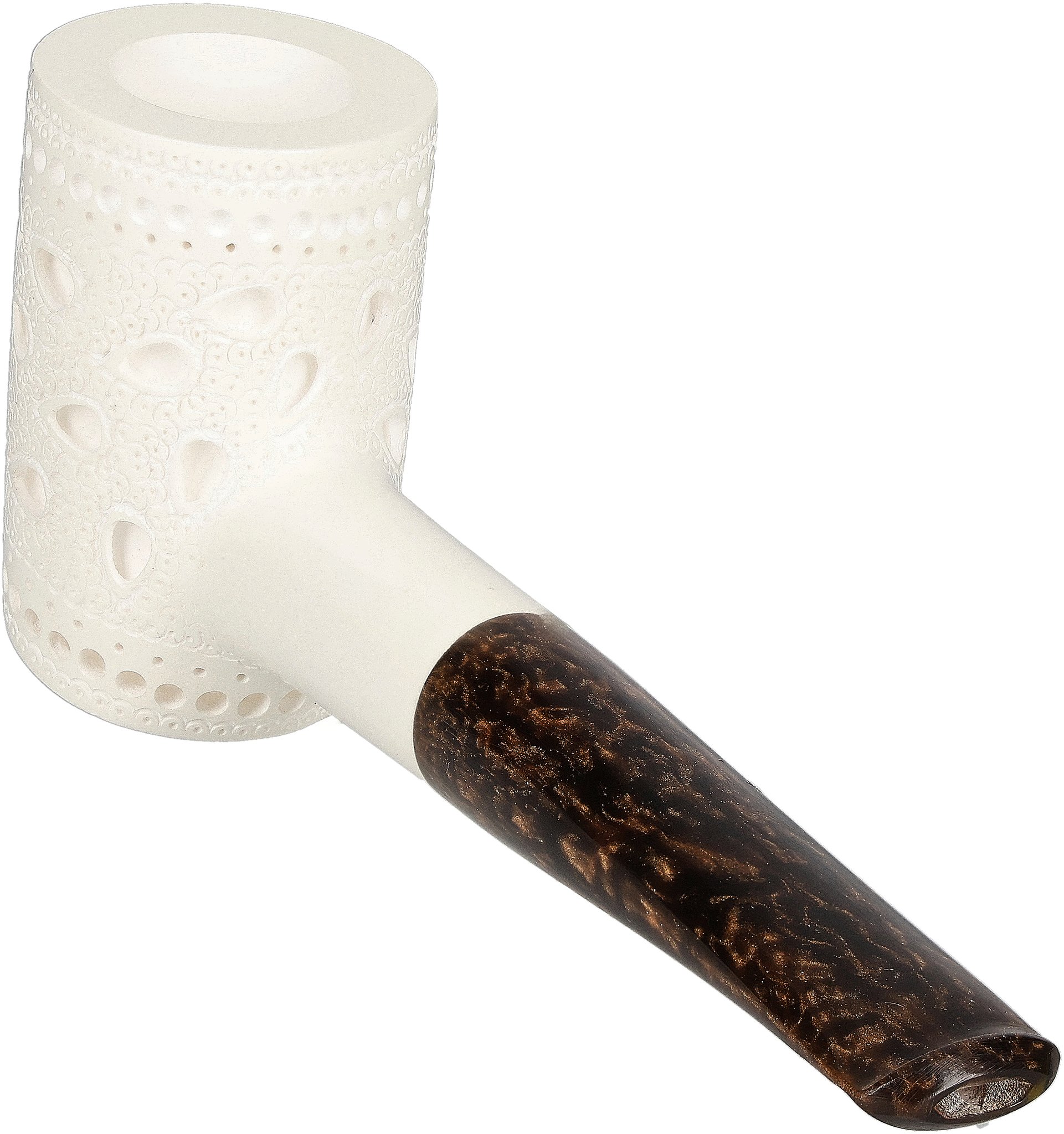 White Pipes Meerschaum Poker_02