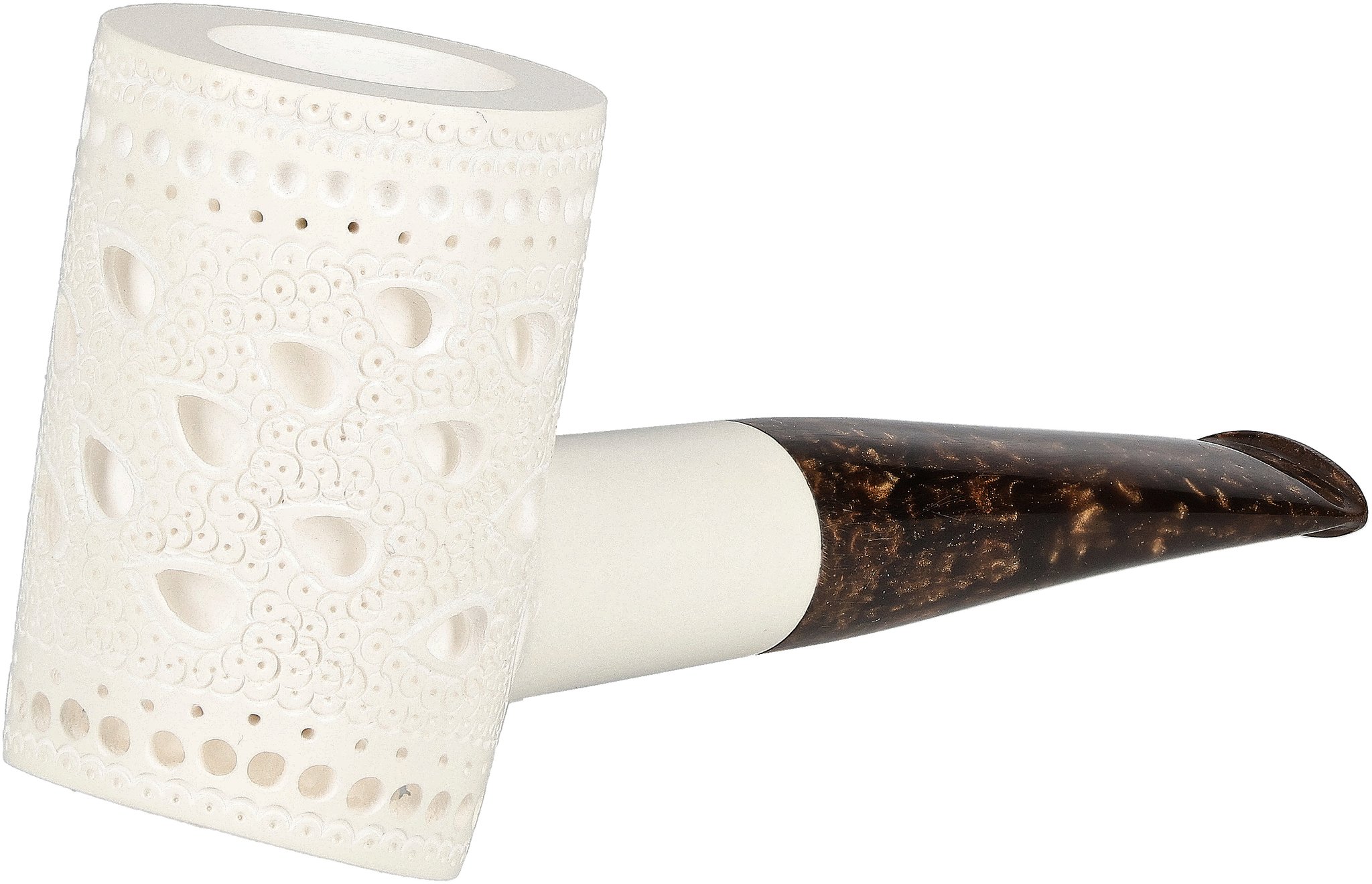 White Pipes Meerschaum Poker_03