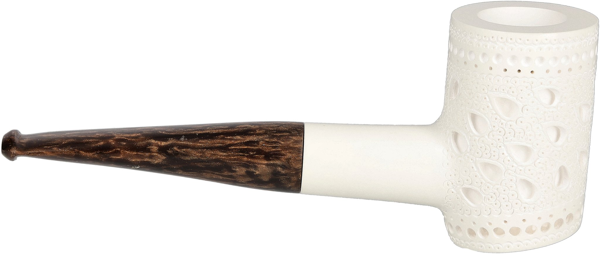 White Pipes Meerschaum Poker_05