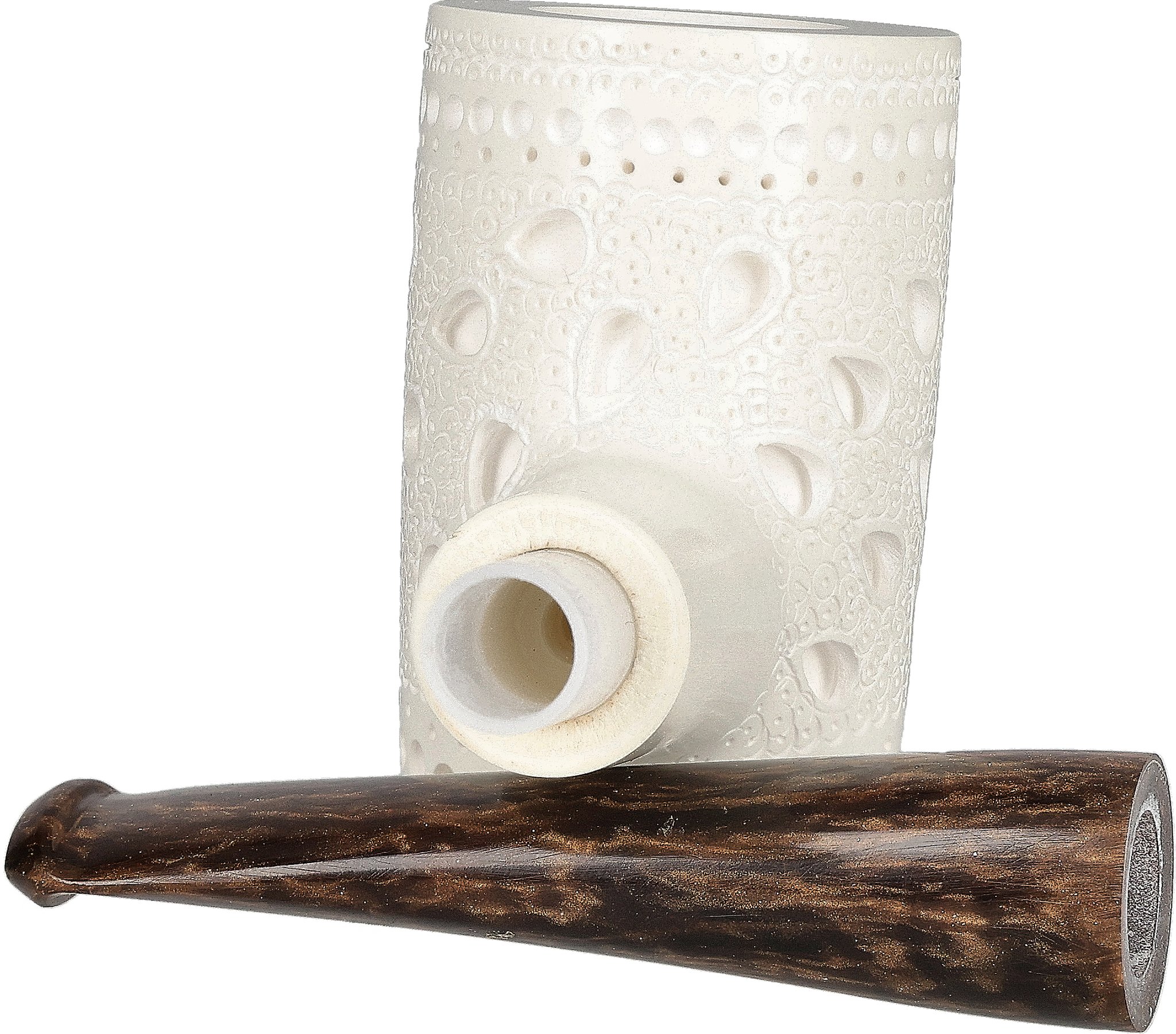 White Pipes Meerschaum Poker_06