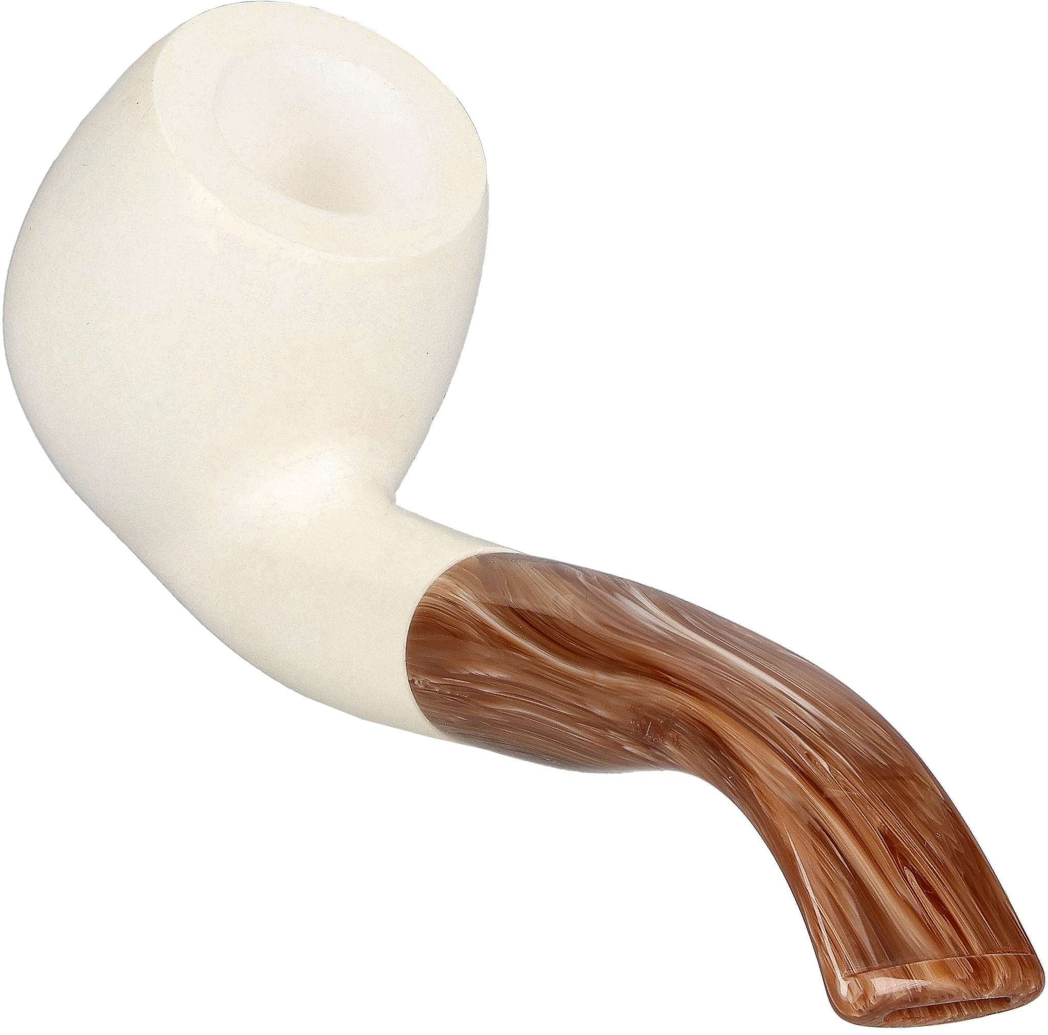 White Pipes Meerschaum Apple_02