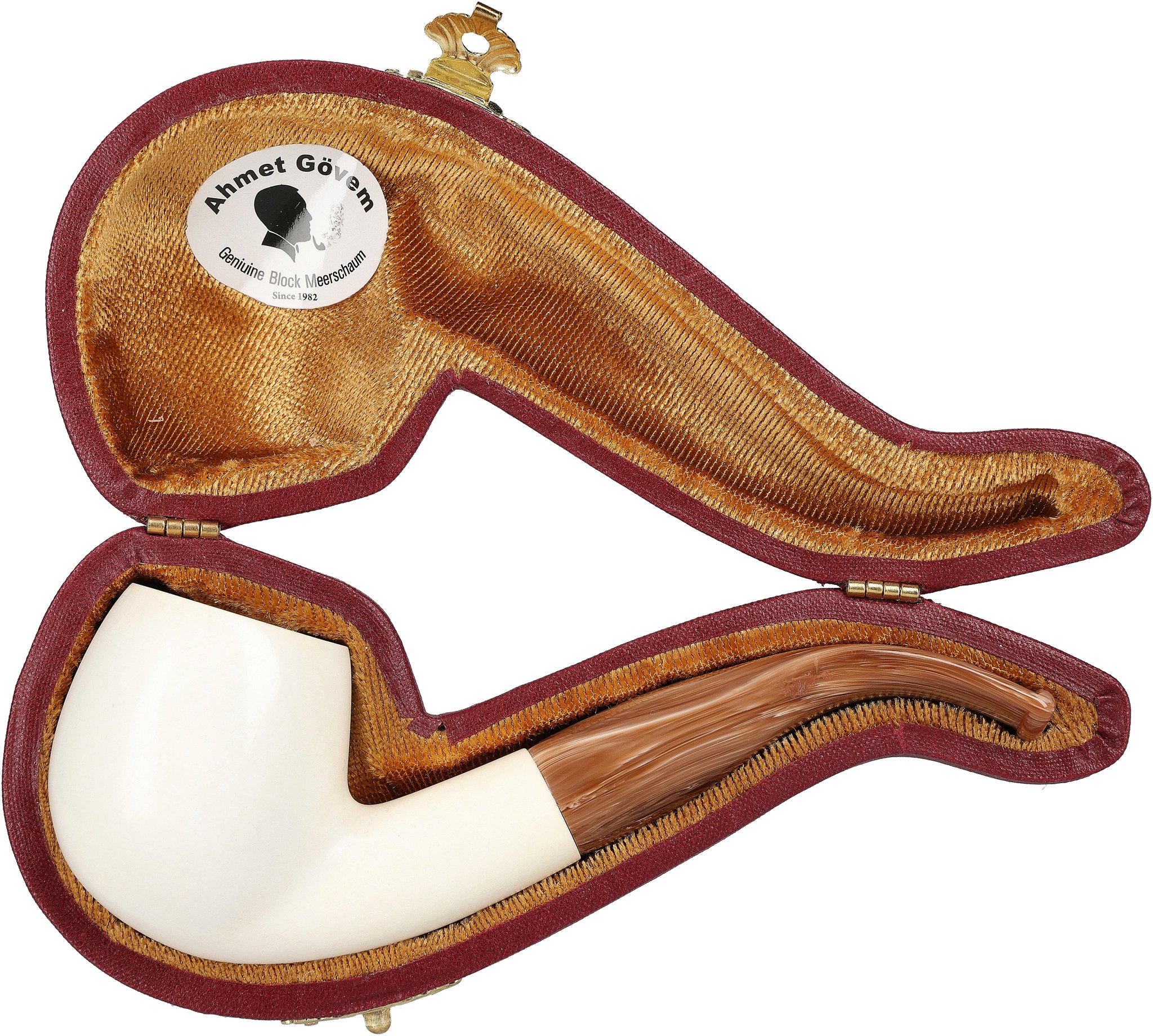 White Pipes Meerschaum Apple_07